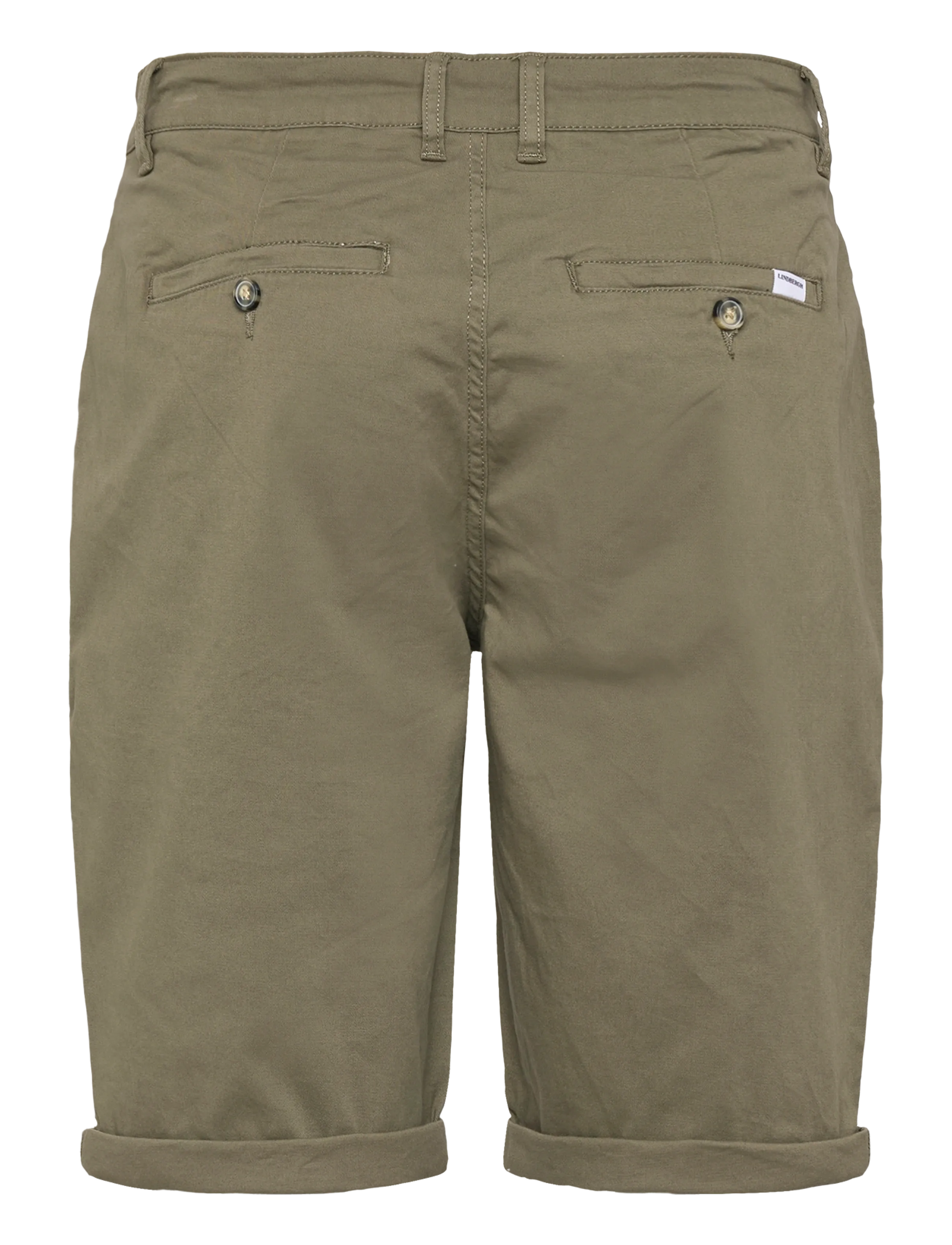 Lindbergh - Superflex chino shorts - chinos shorts - dk army - 2