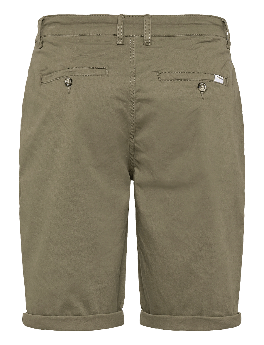 Lindbergh - Superflex chino shorts - chinos shorts - dk army - 2