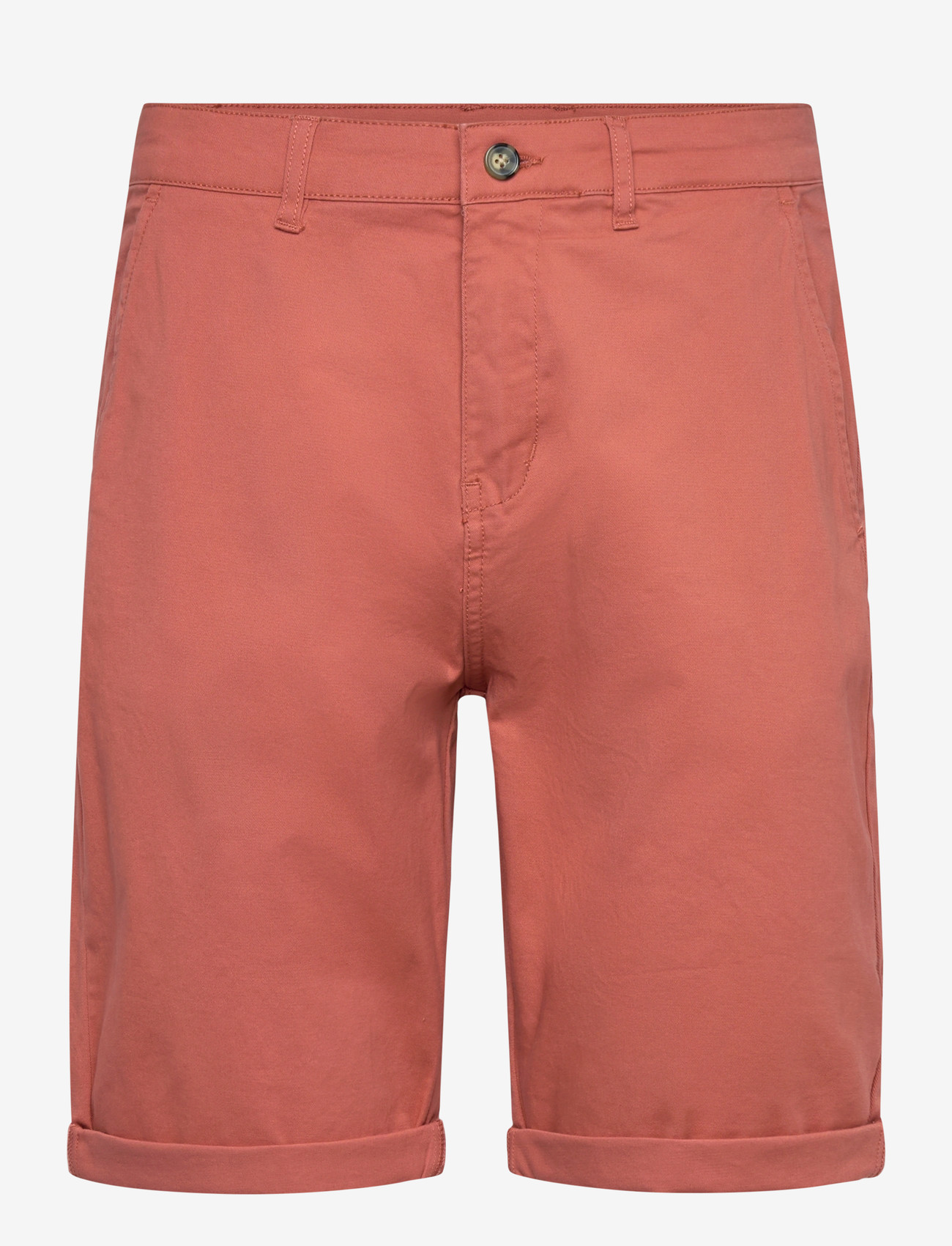 Lindbergh - Superflex chino shorts - chinos shorts - dk coral - 1
