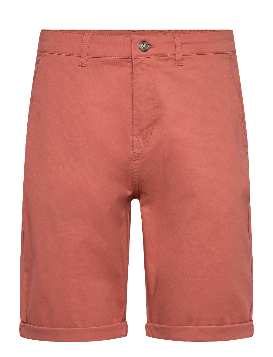 Lindbergh - Superflex chino shorts - chinos shorts - dk coral - 1