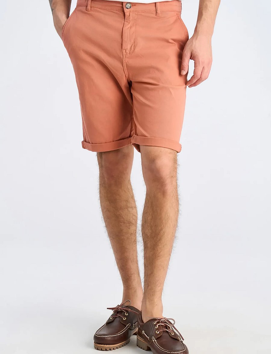 Lindbergh - Superflex chino shorts - chinos shorts - dk coral - 3