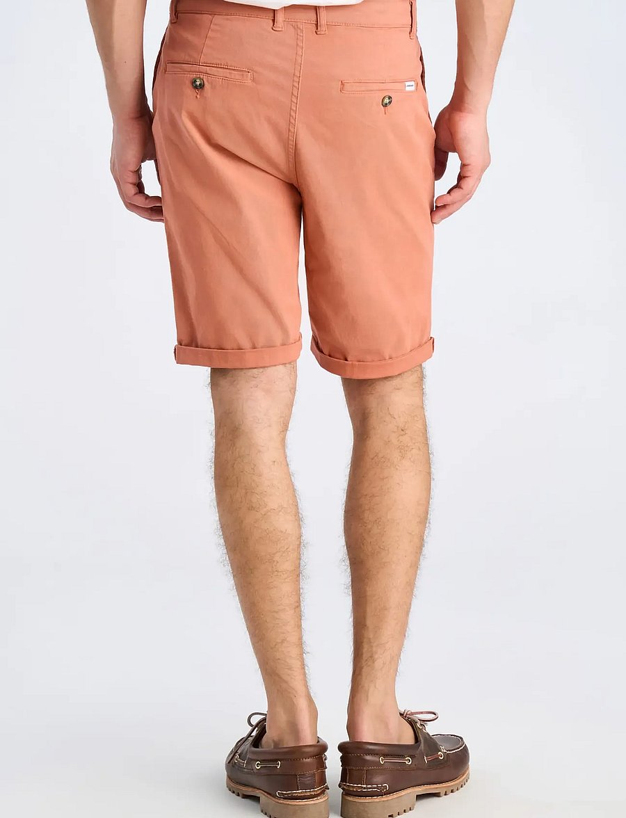 Lindbergh - Superflex chino shorts - chinos shorts - dk coral - 4