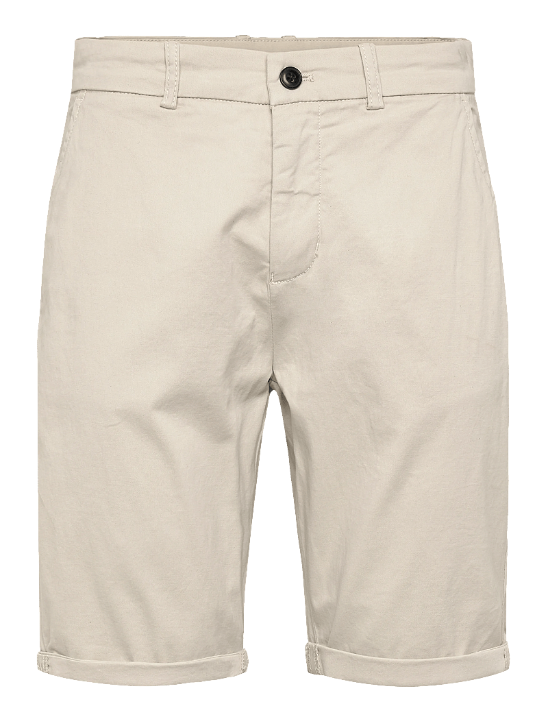 Lindbergh - Superflex chino shorts - chinos shorts - ecru - 1