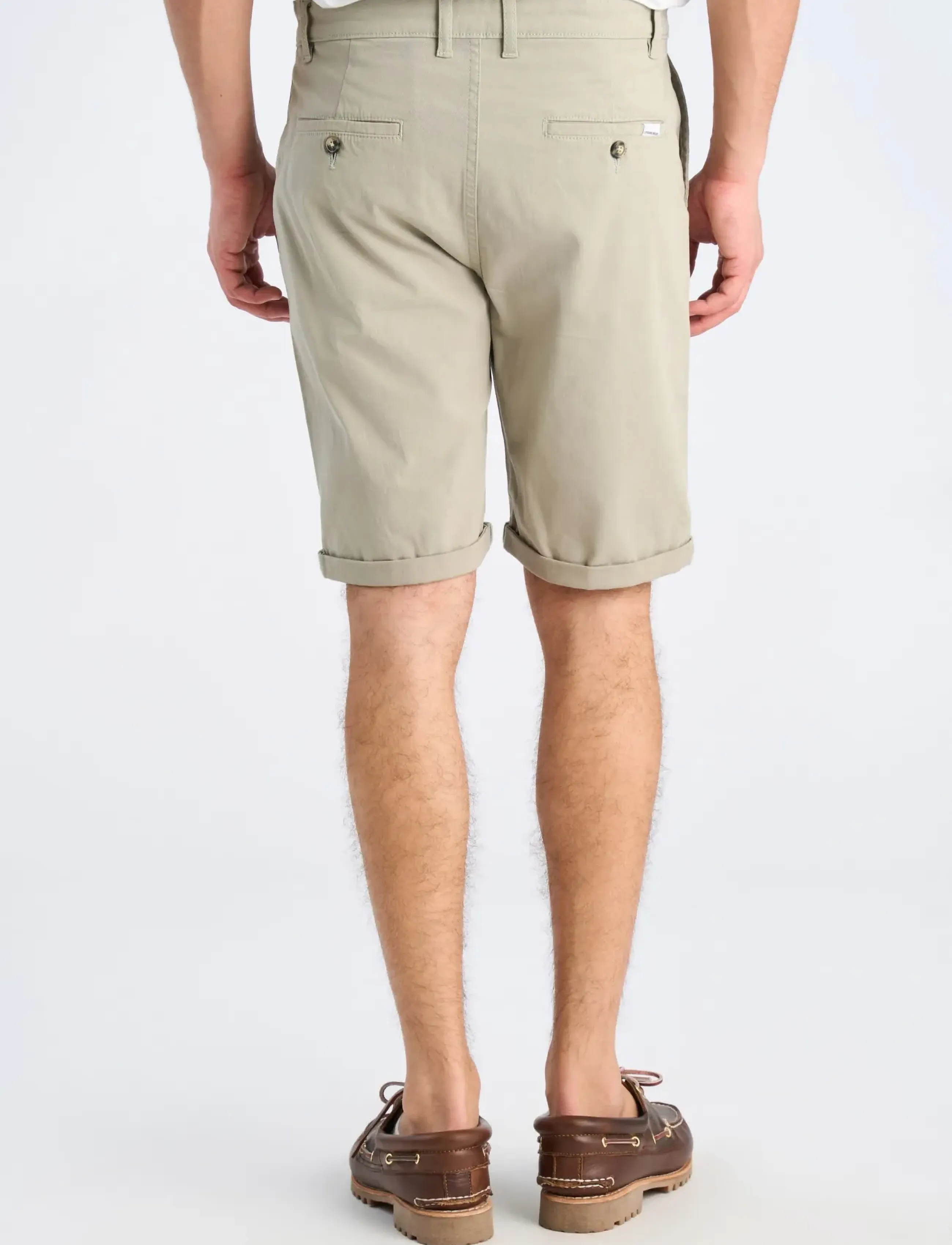 Lindbergh - Superflex chino shorts - chinos shorts - soft green - 4