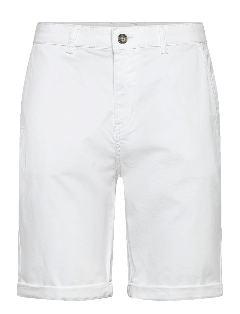 Lindbergh - Superflex chino shorts - chinos shorts - white - 1