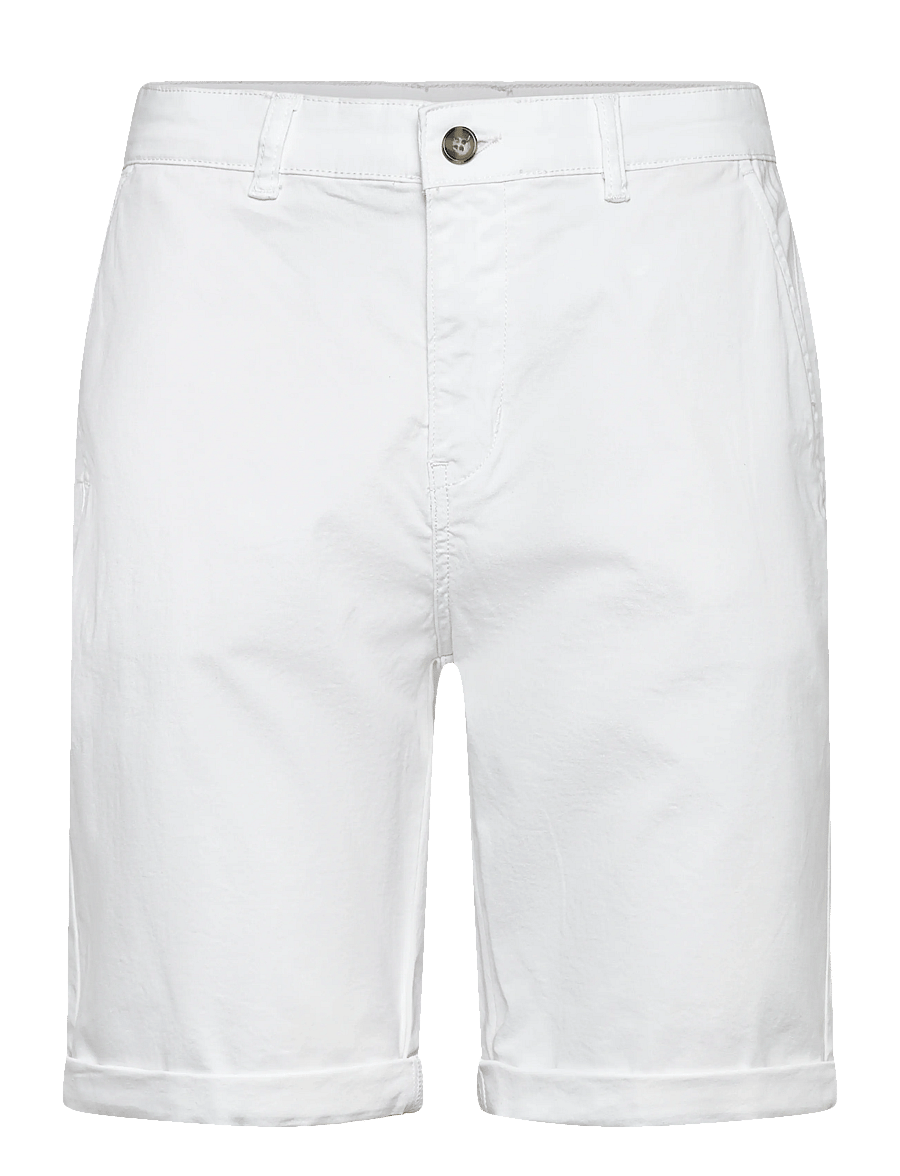 Lindbergh - Superflex chino shorts - chinos shorts - white - 1