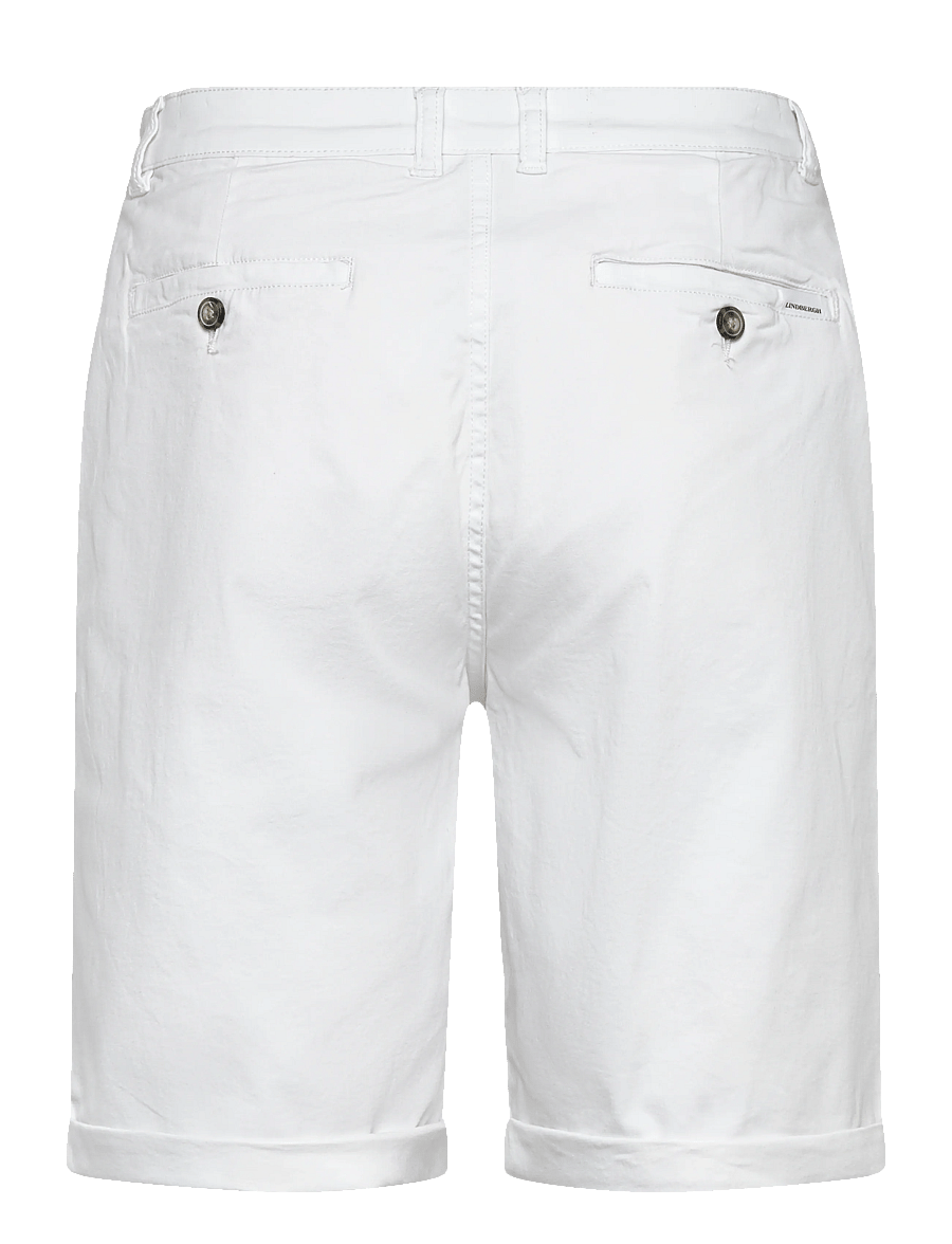 Lindbergh - Superflex chino shorts - chinos shorts - white - 2