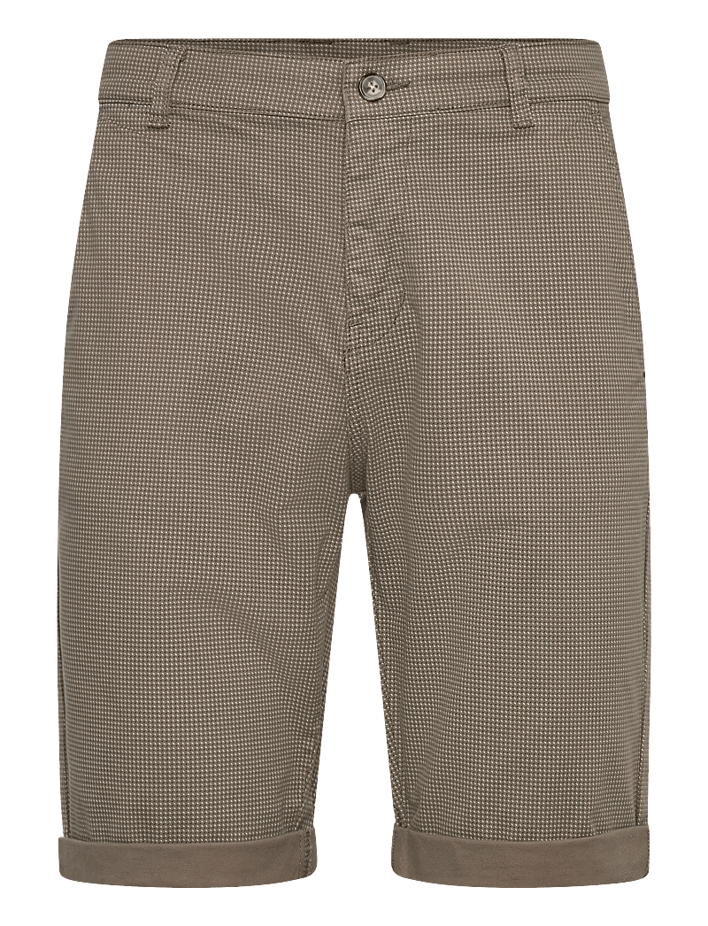 Lindbergh - Superflex AOP chino shorts - chinos shorts - deep stone - 1
