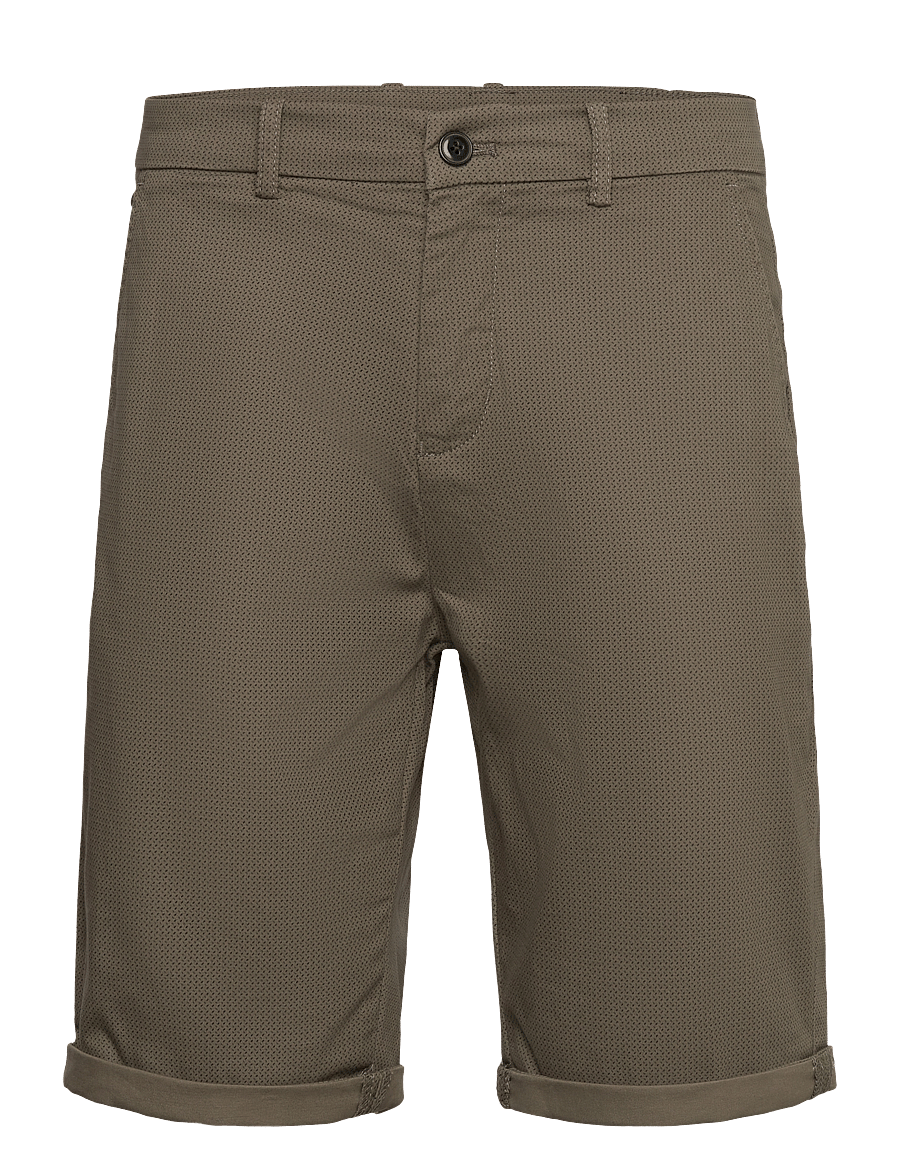 Lindbergh - Superflex AOP chino shorts - chinos shorts - dk army - 1