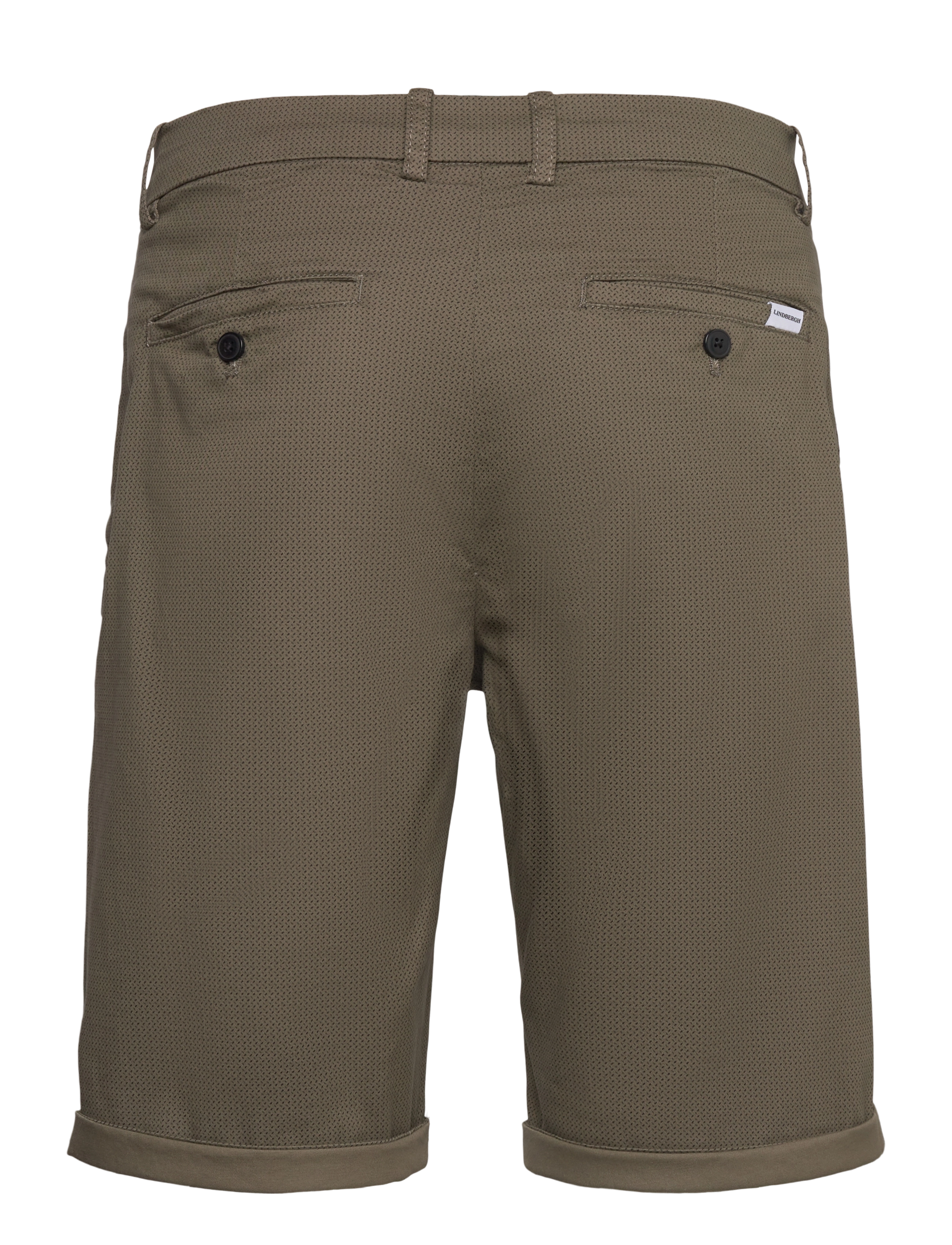 Lindbergh - Superflex AOP chino shorts - chinos shorts - dk army - 2