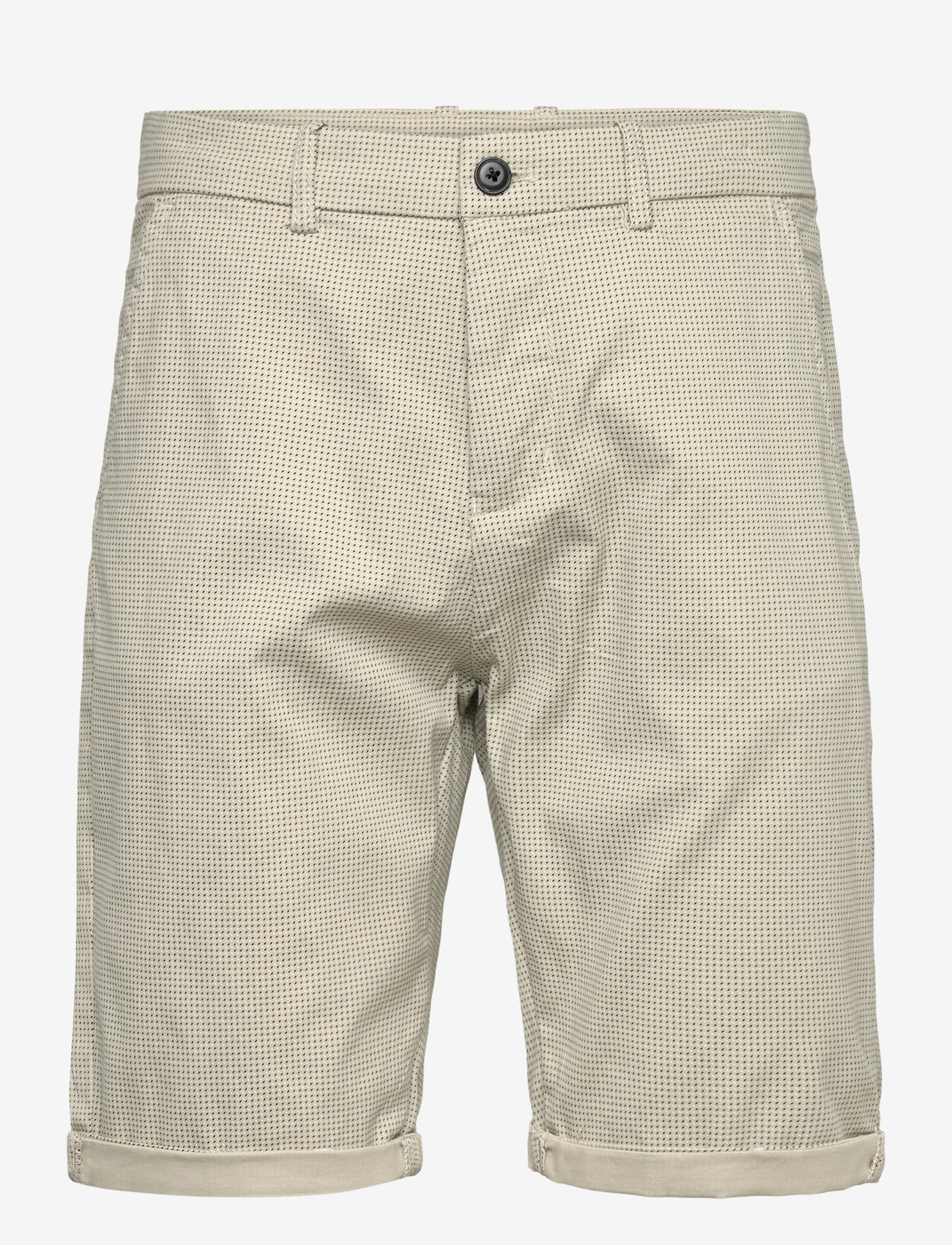 Lindbergh - Superflex AOP chino shorts - chinos shorts - lt stone 224 - 1