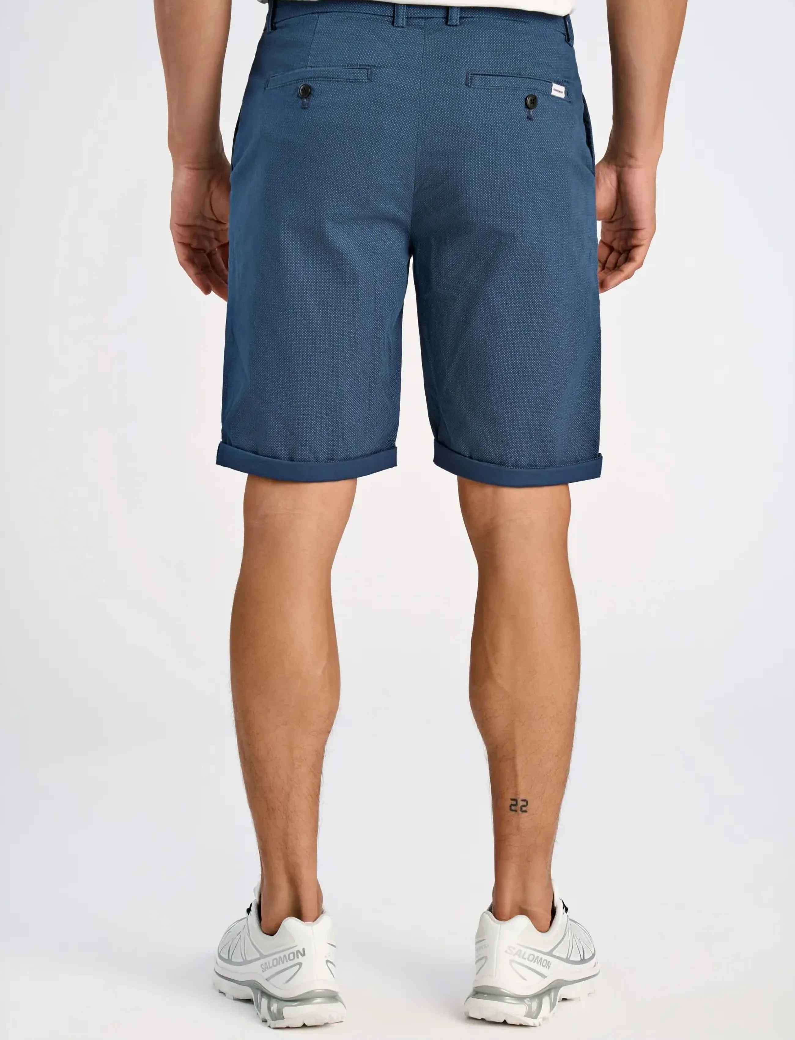 Lindbergh - Superflex AOP chino shorts - chino lühikesed püksid - navy - 4