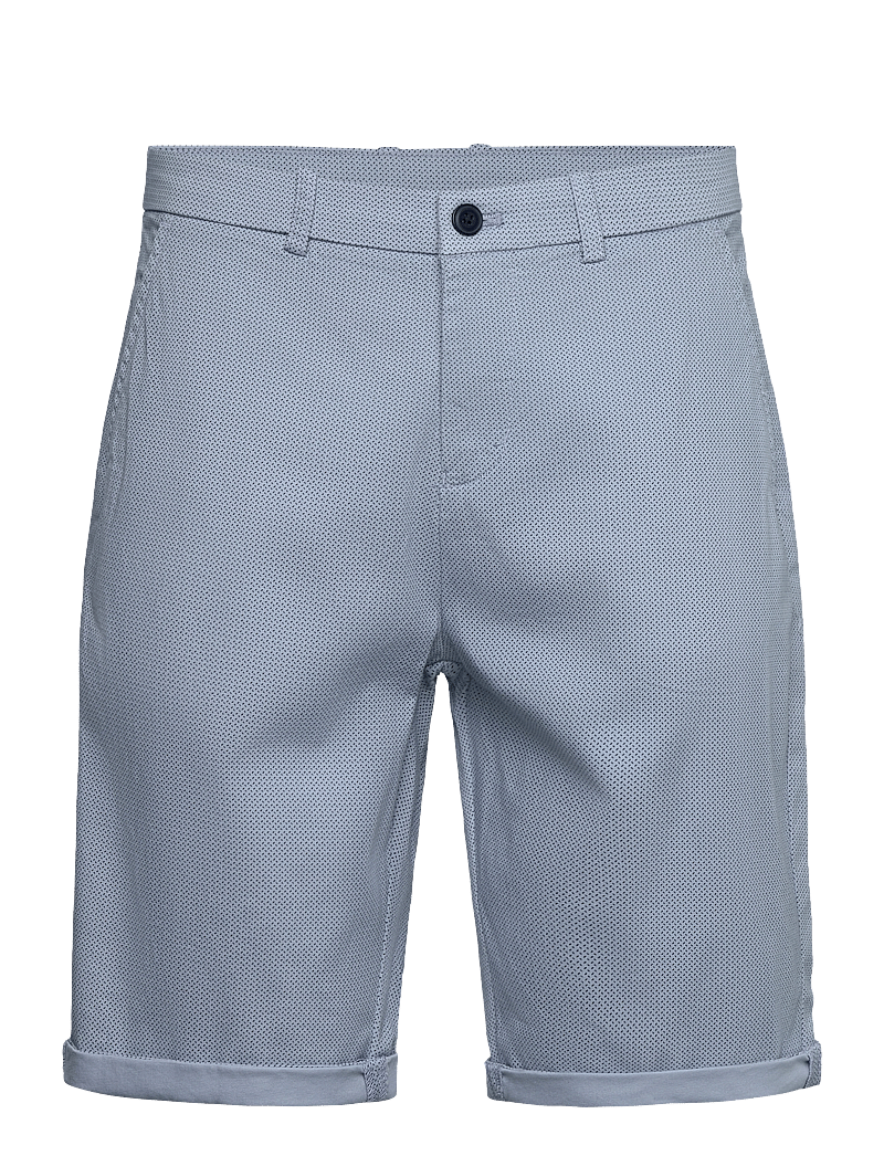 Lindbergh - Superflex AOP chino shorts - chinos shorts - pastel blue - 1