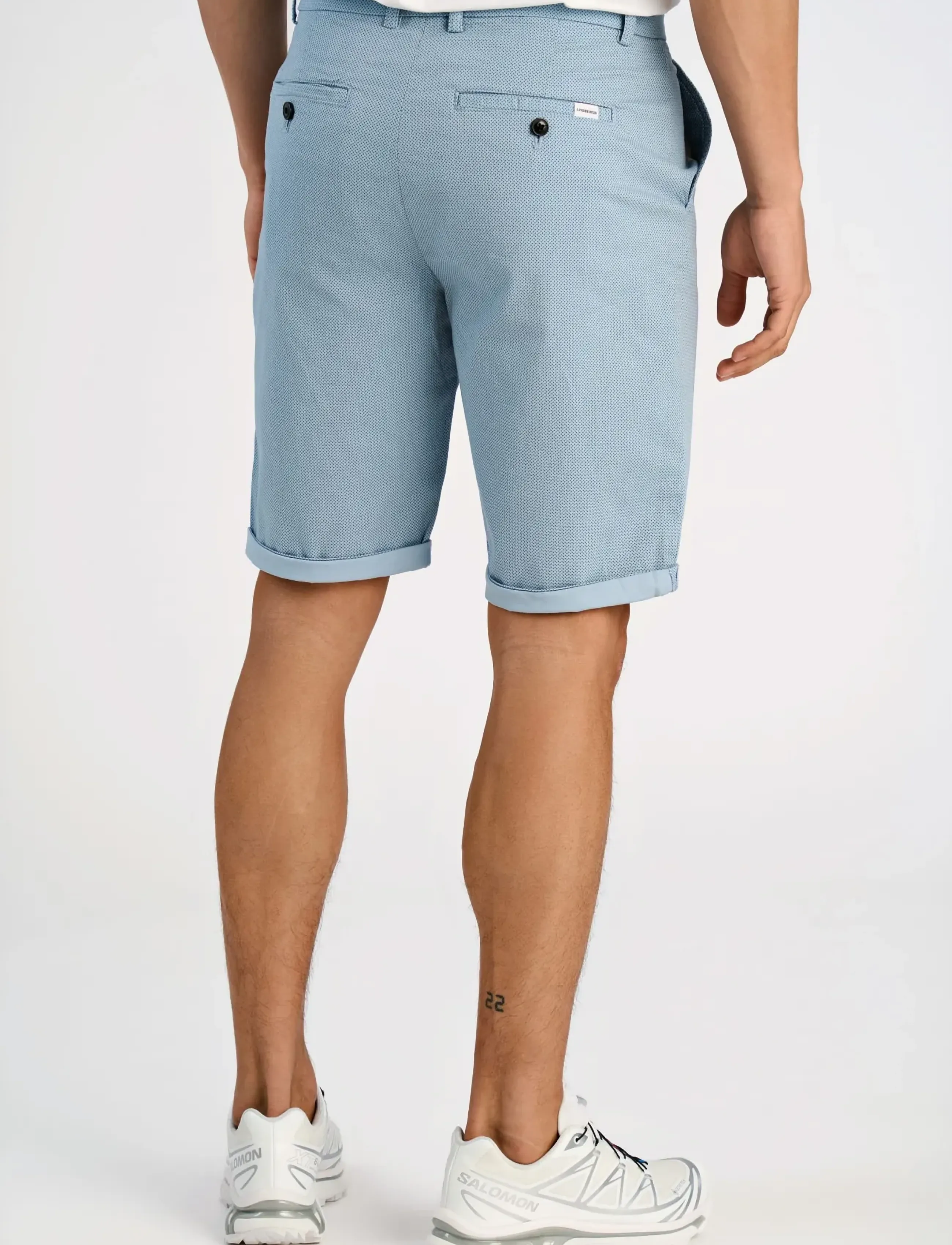 Lindbergh - Superflex AOP chino shorts - chino lühikesed püksid - pastel blue - 4