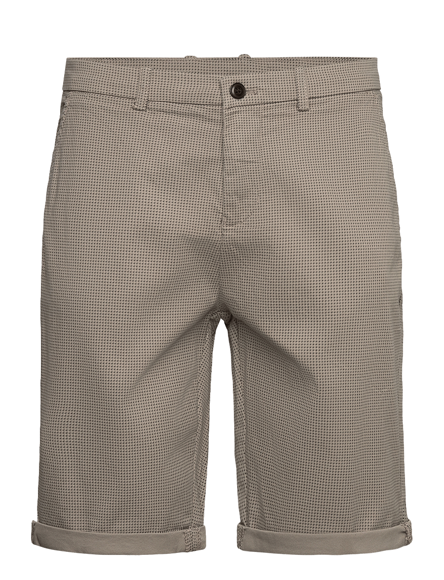 Lindbergh - Superflex AOP chino shorts - chinos shorts - stone - 1