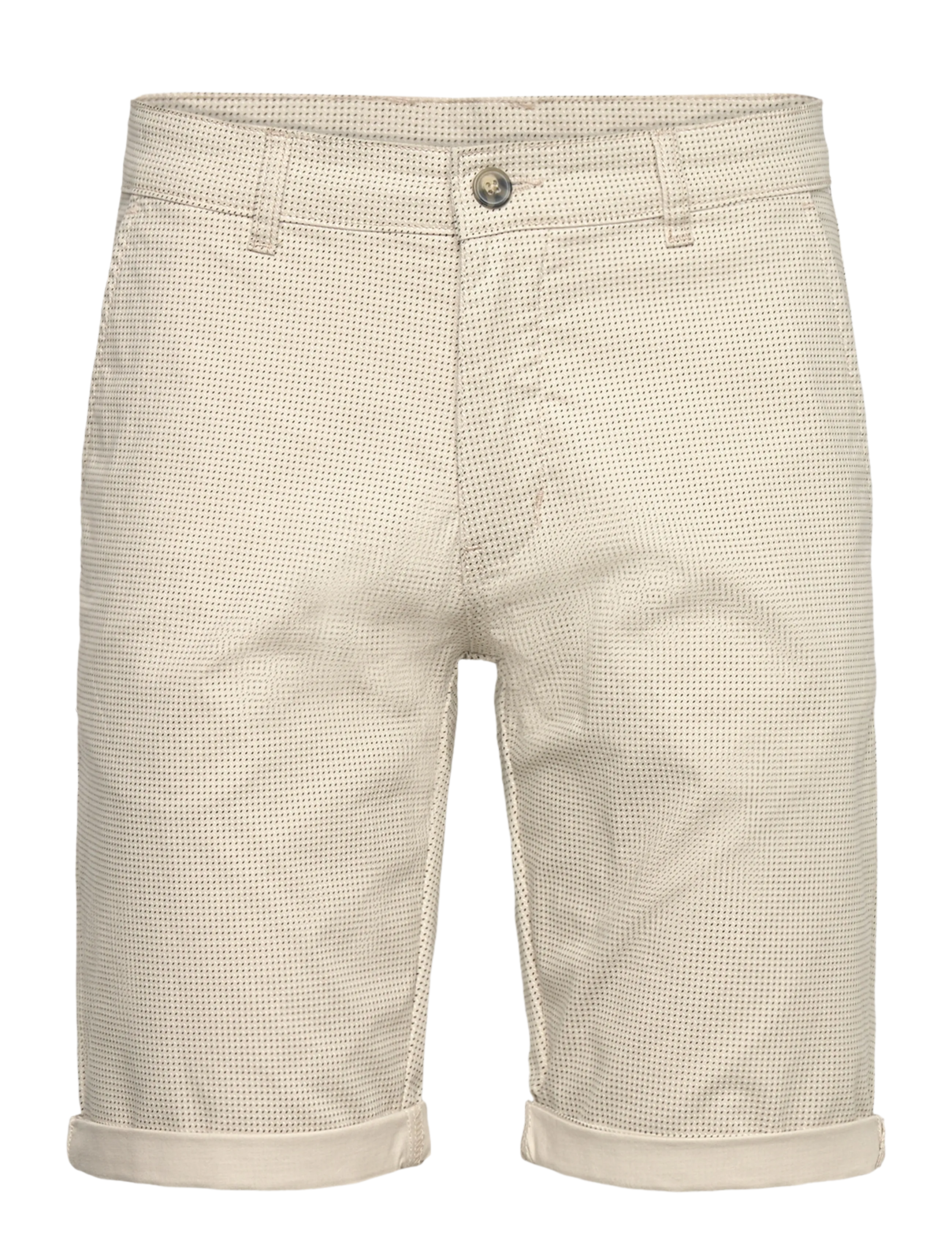 Lindbergh AOP Superflex chino shorts - Shorts - KIT / cream