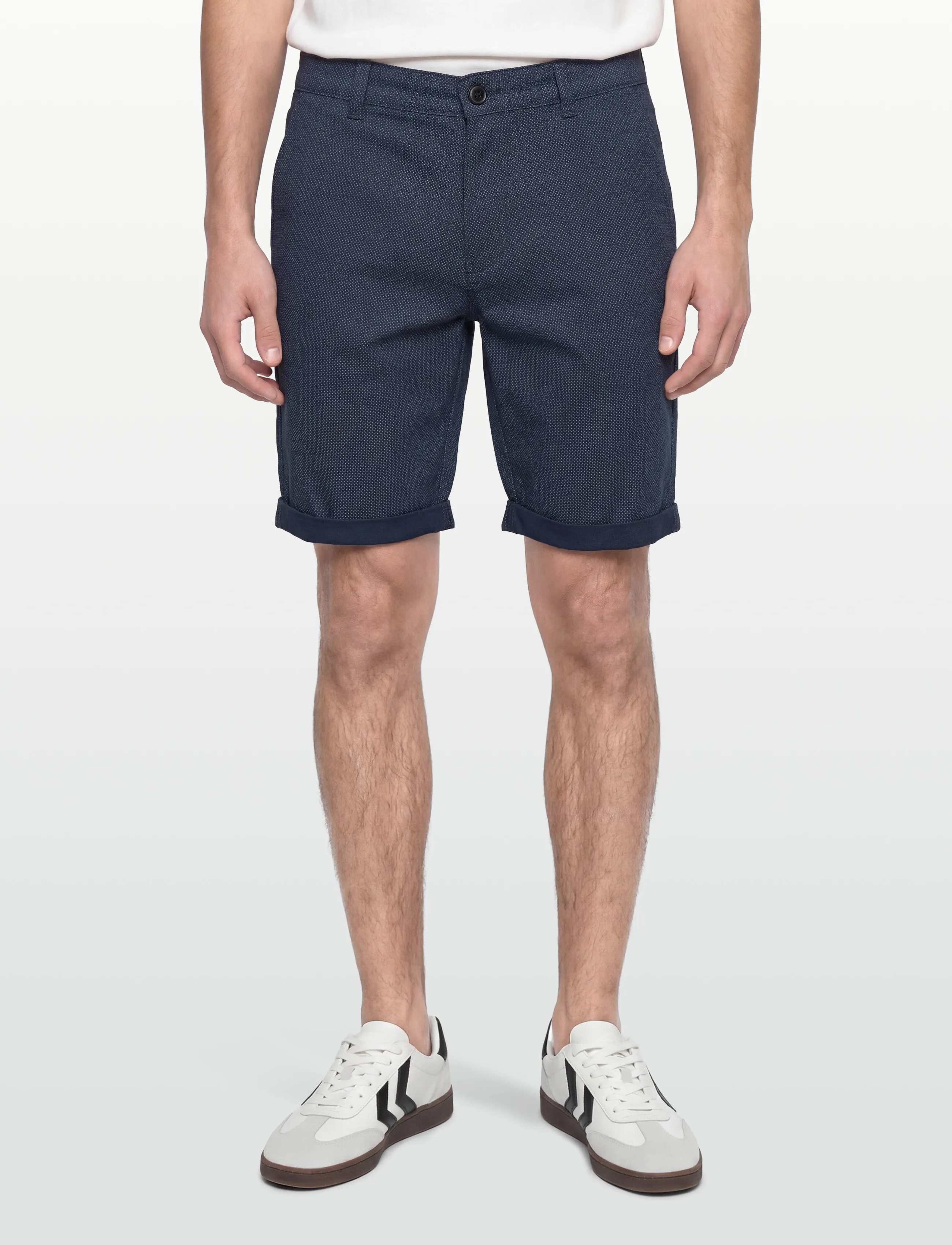 Lindbergh - AOP Superflex chino shorts - chino lühikesed püksid - navy - 3