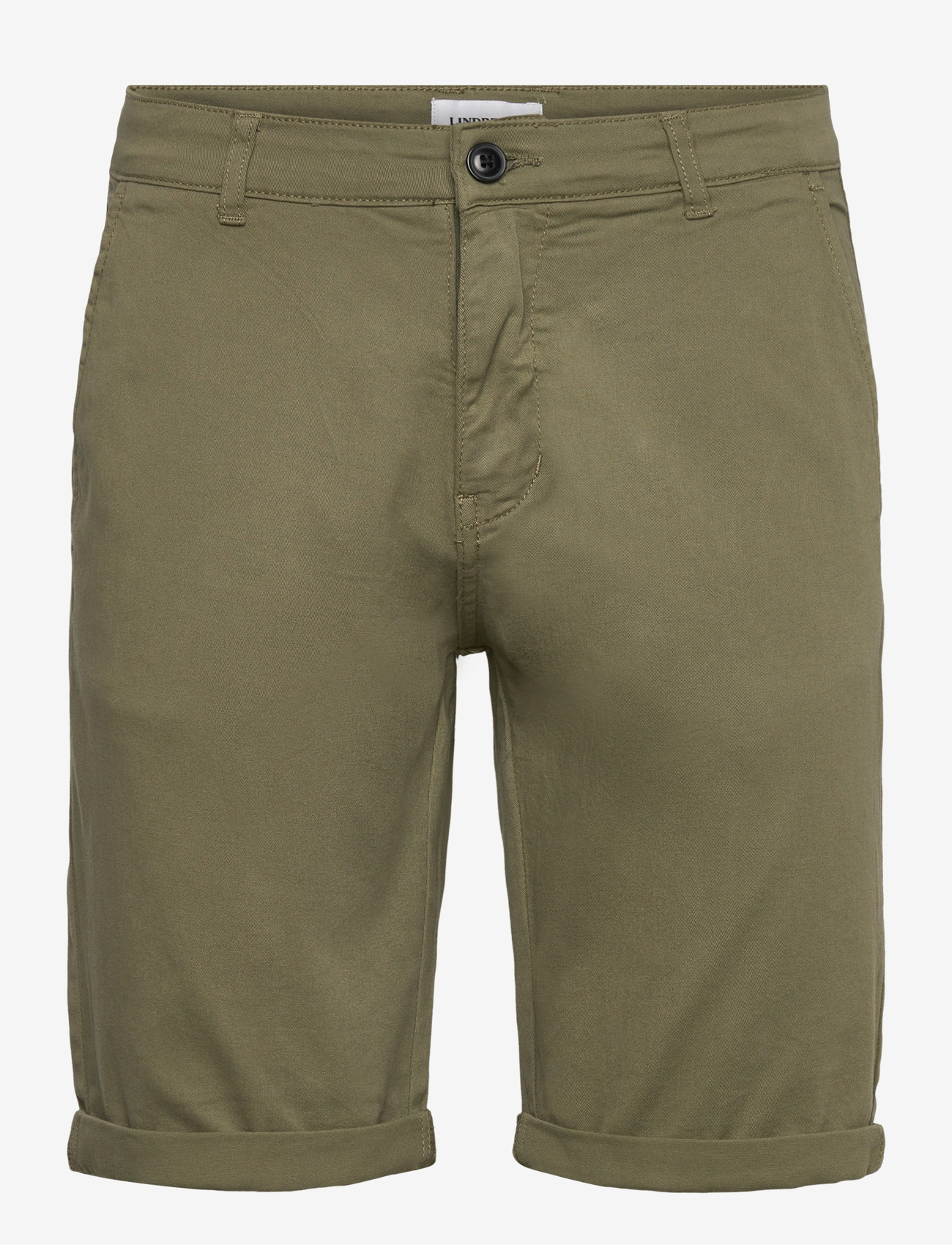 Lindbergh - Superflex chino shorts - chinos shorts - army - 0