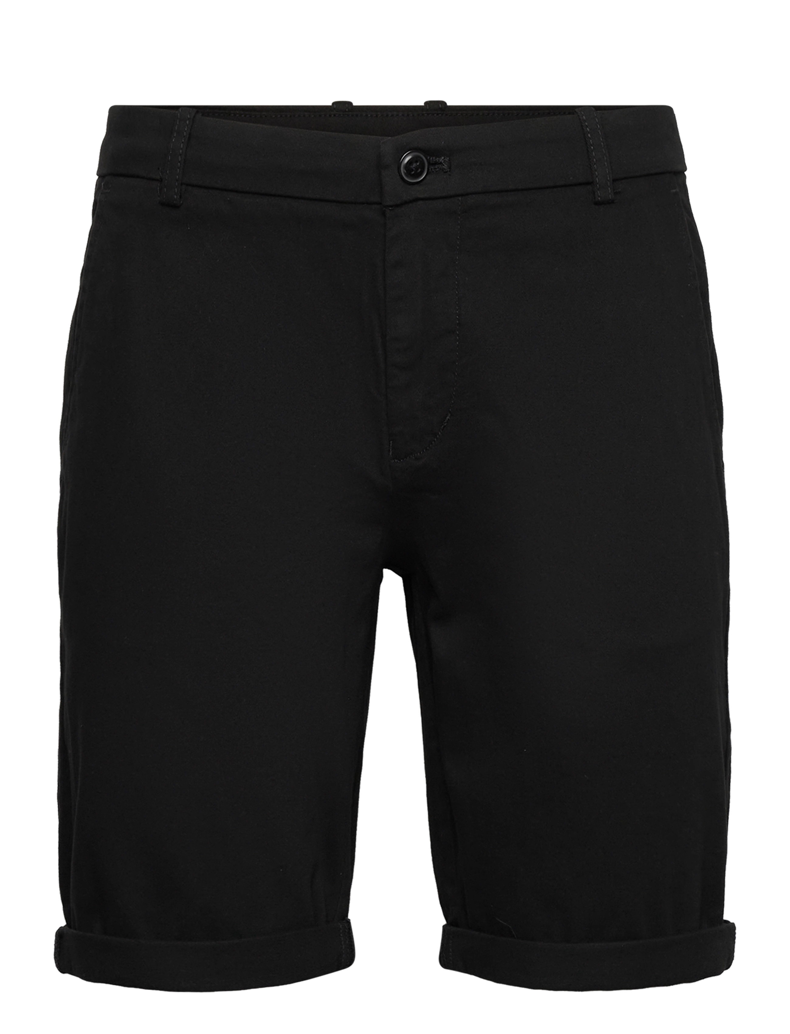 Lindbergh Superflex chino shorts - Shorts - BLACK / black