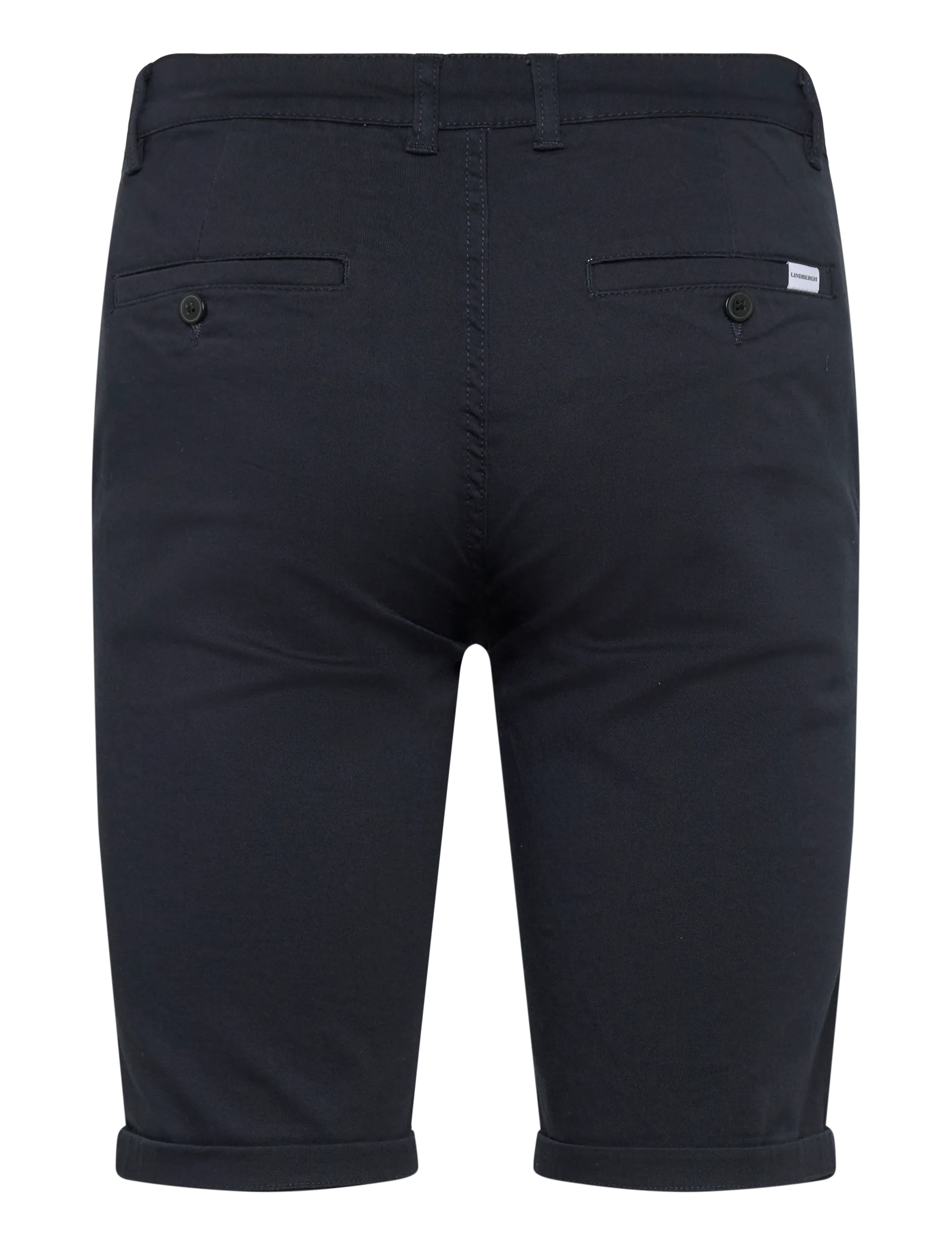 Lindbergh - Superflex chino shorts - chinos shorts - navy - 1