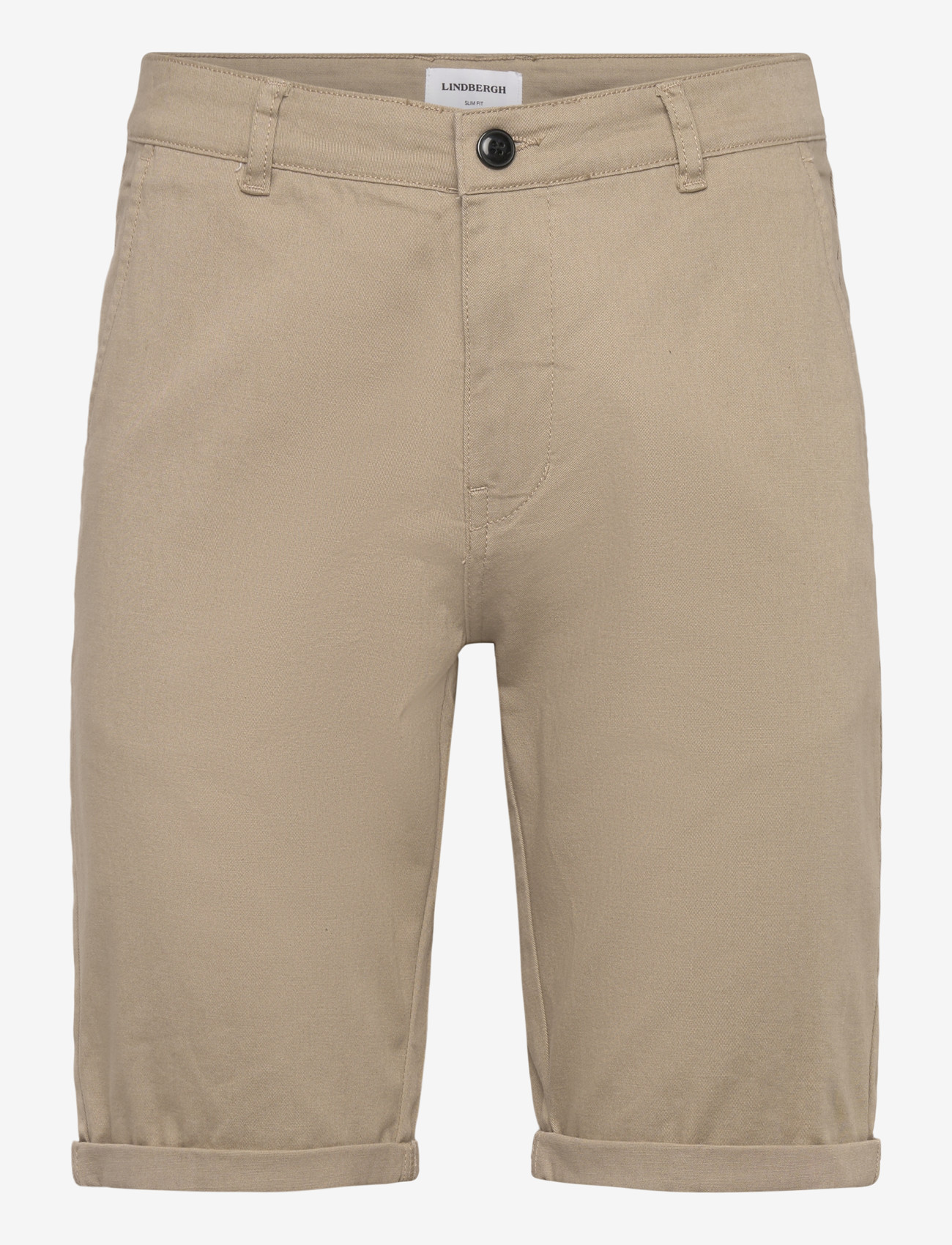 Lindbergh - Superflex chino shorts - chinos shorts - sand - 0