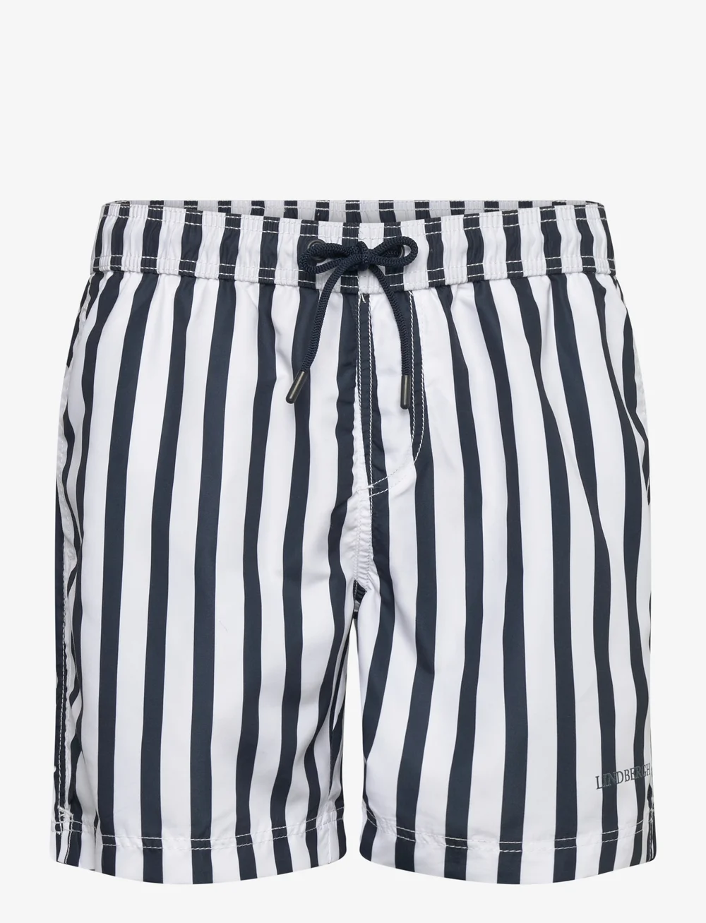 Lindbergh - Striped swim shorts - badeshorts - navy - 1