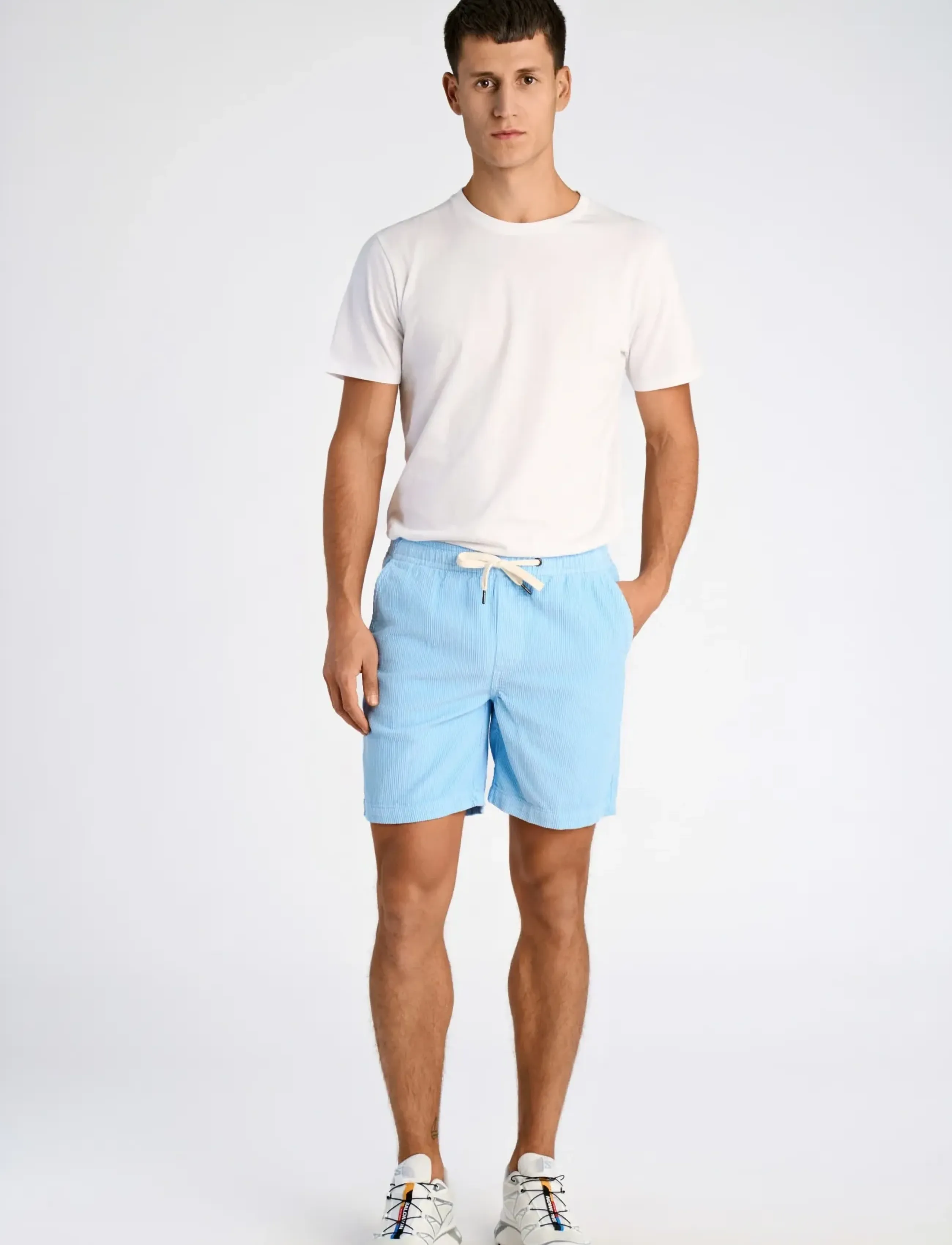 Lindbergh Corduroy Shorts, XL, Blau - Casual, Männerswear