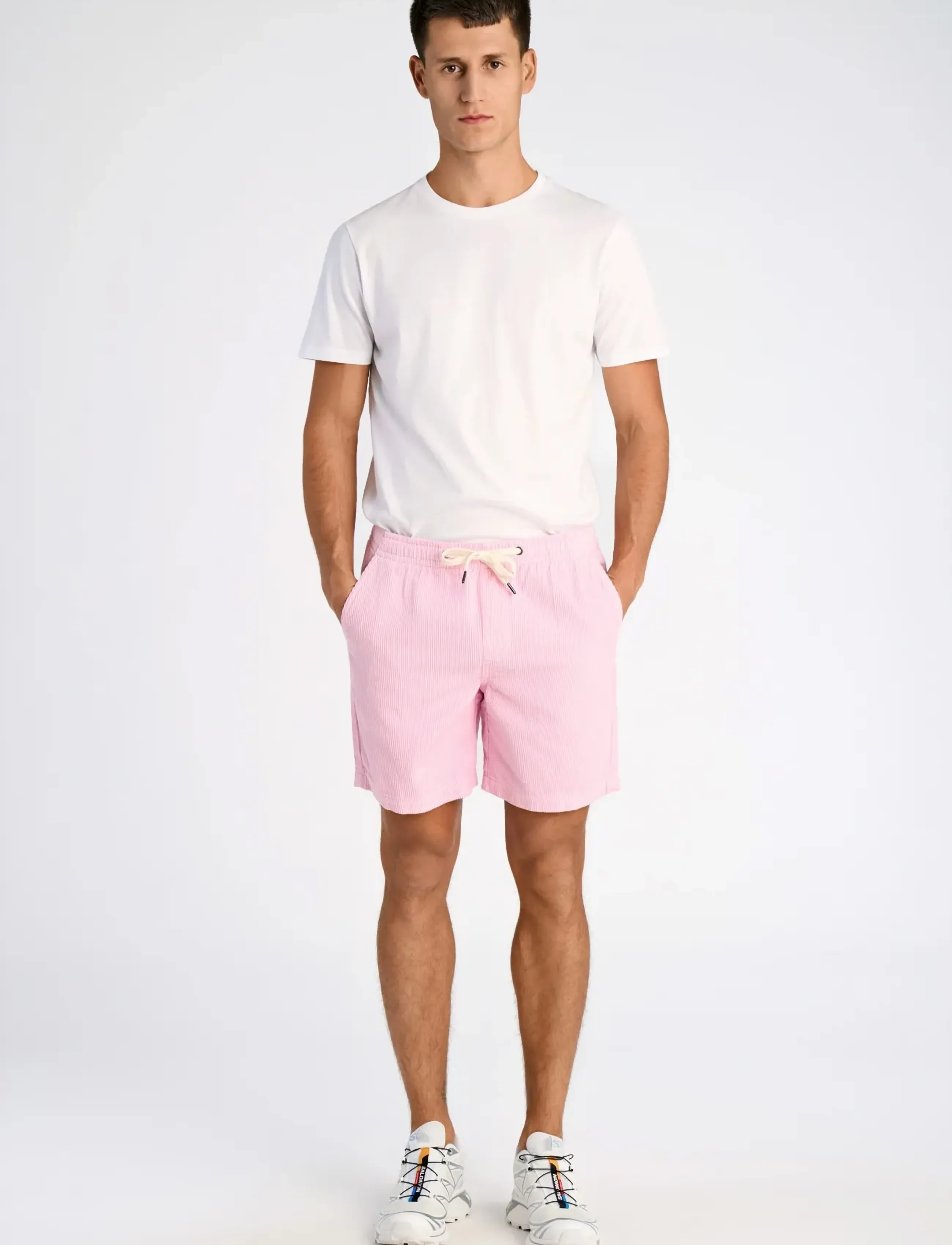 Lindbergh Corduroy Shorts, XXL, Rosa - Casual, Männerswear