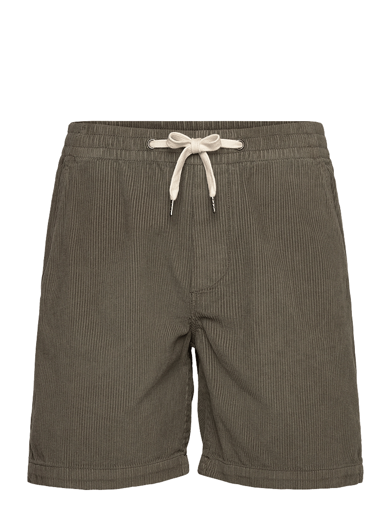 Lindbergh - Corduroy shorts - casual shorts - lt army - 1