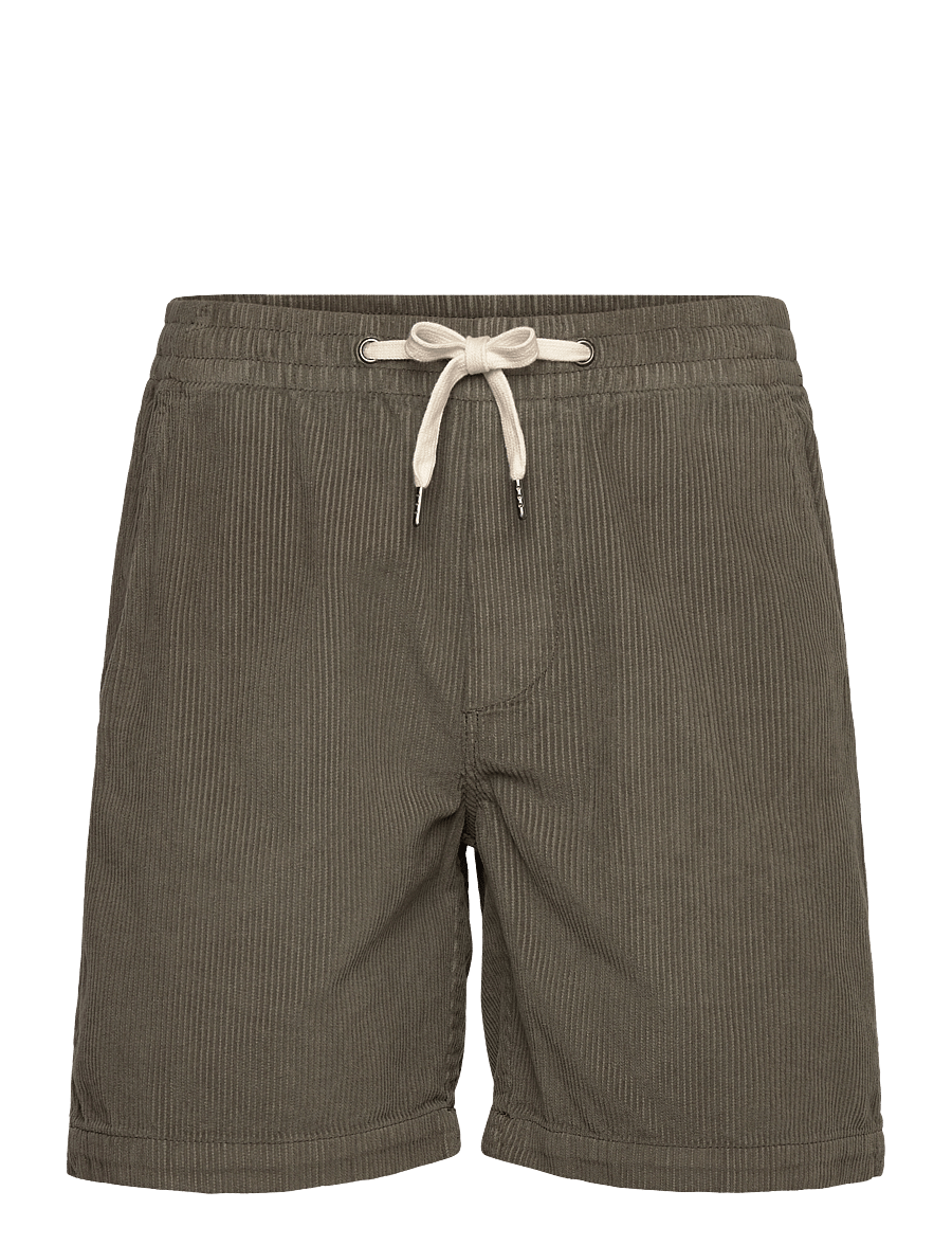 Lindbergh - Corduroy shorts - casual shorts - lt army - 1