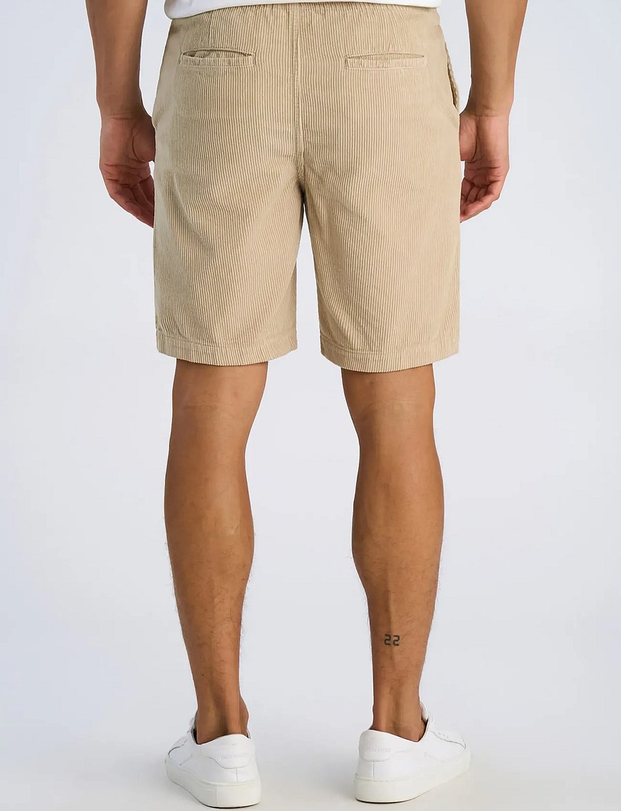 Lindbergh - Corduroy shorts - casual shorts - stone - 4