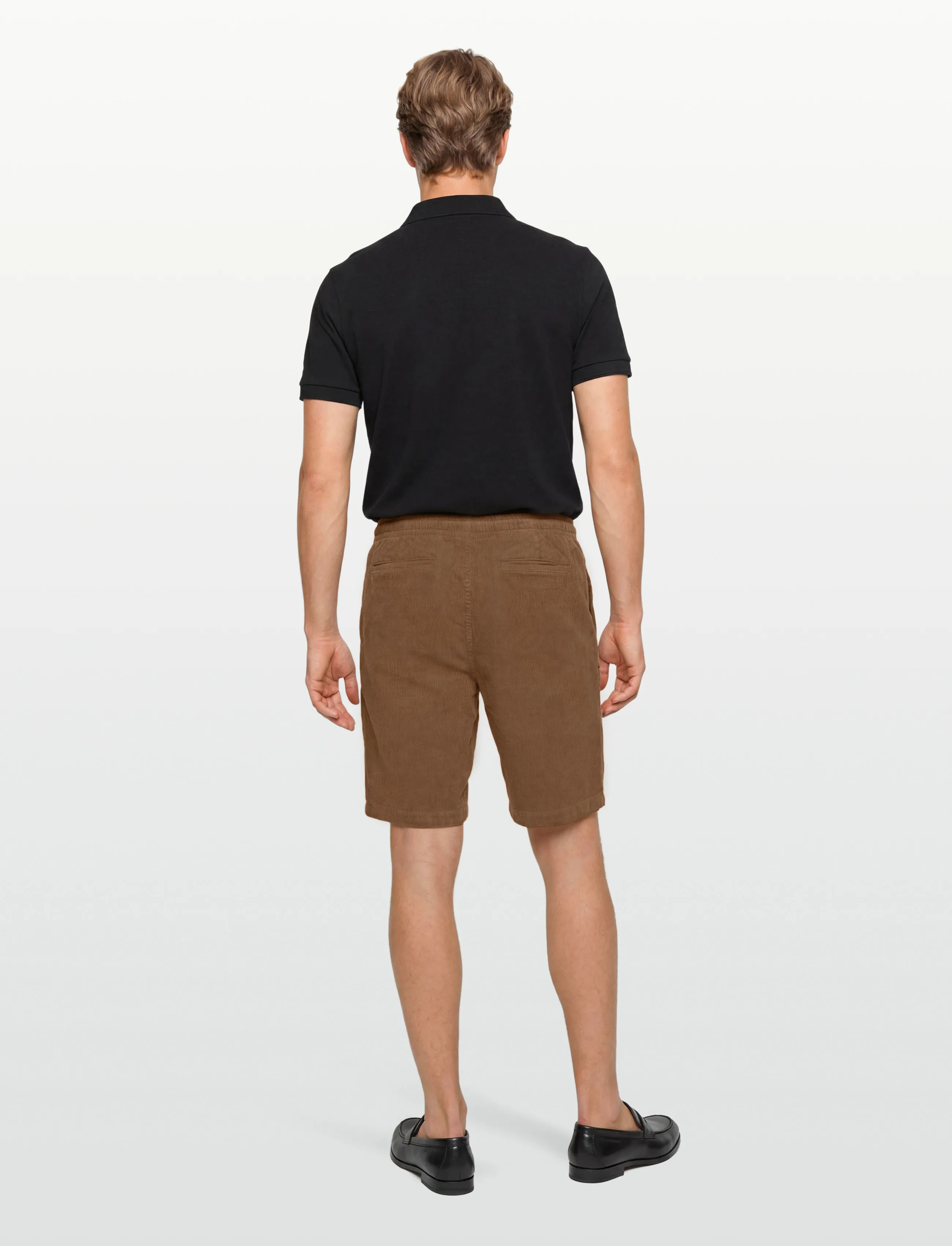 Lindbergh - Corduroy shorts - casual shorts - dk sand - 4