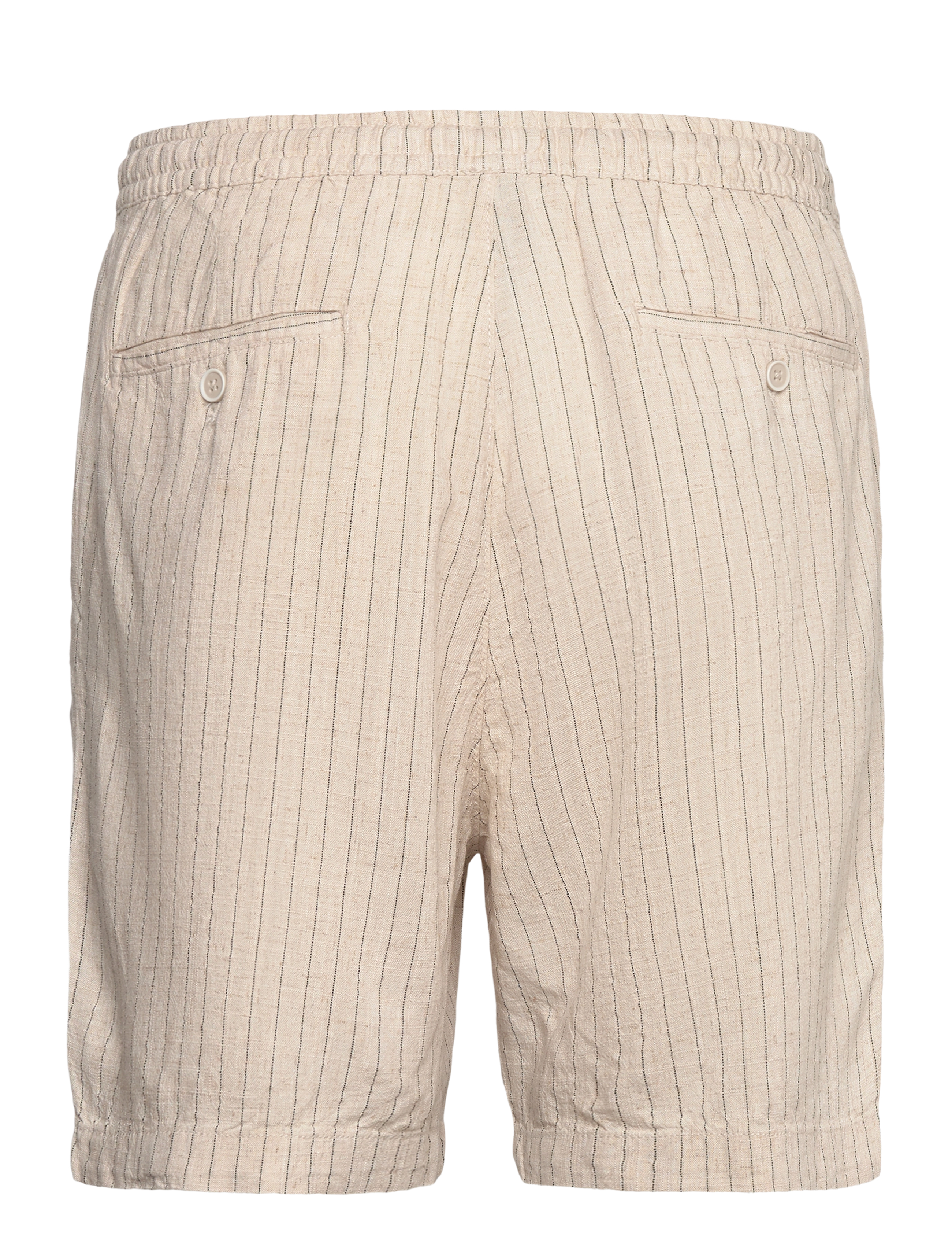 Lindbergh - Y/D striped shorts - lt stone - 1