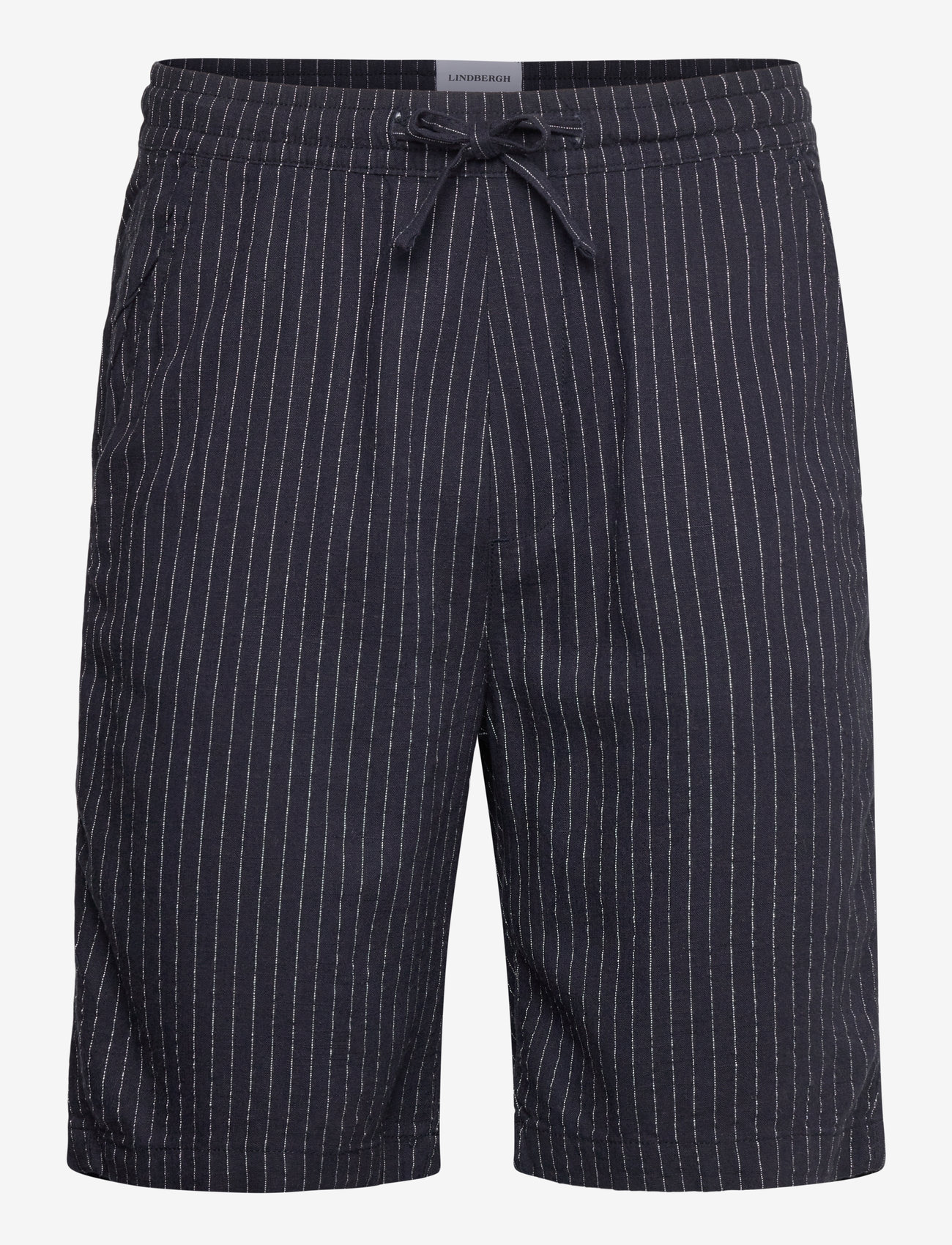 Lindbergh - Y/D striped shorts - linased lühikesed püksid - navy - 0