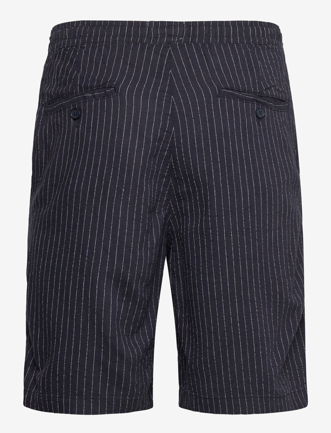 Lindbergh - Y/D striped shorts - linased lühikesed püksid - navy - 1
