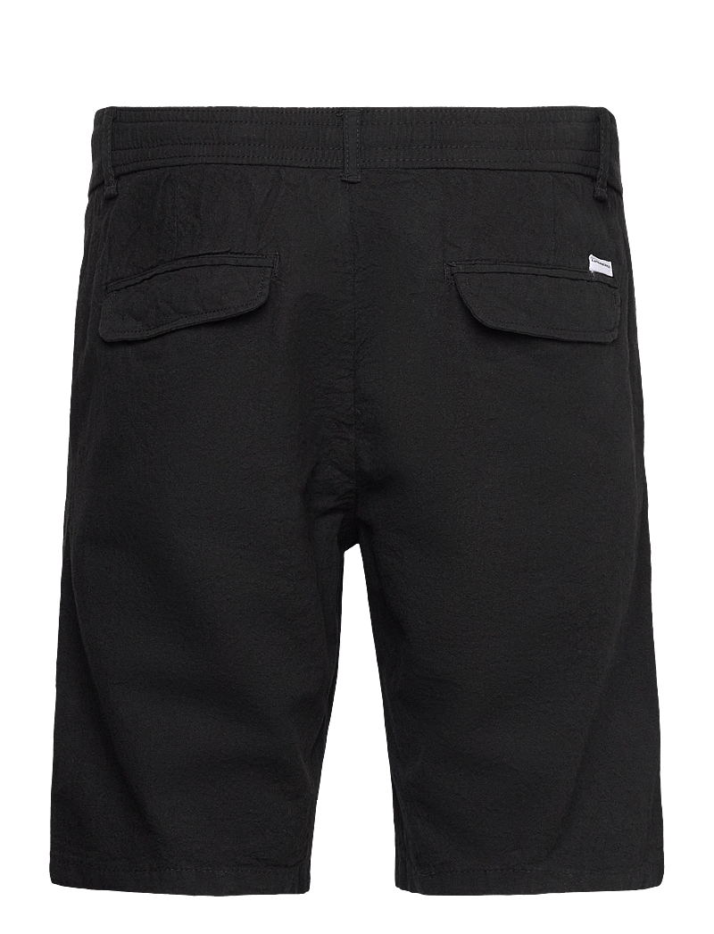 Lindbergh - Linen shorts - linased lühikesed püksid - black - 1