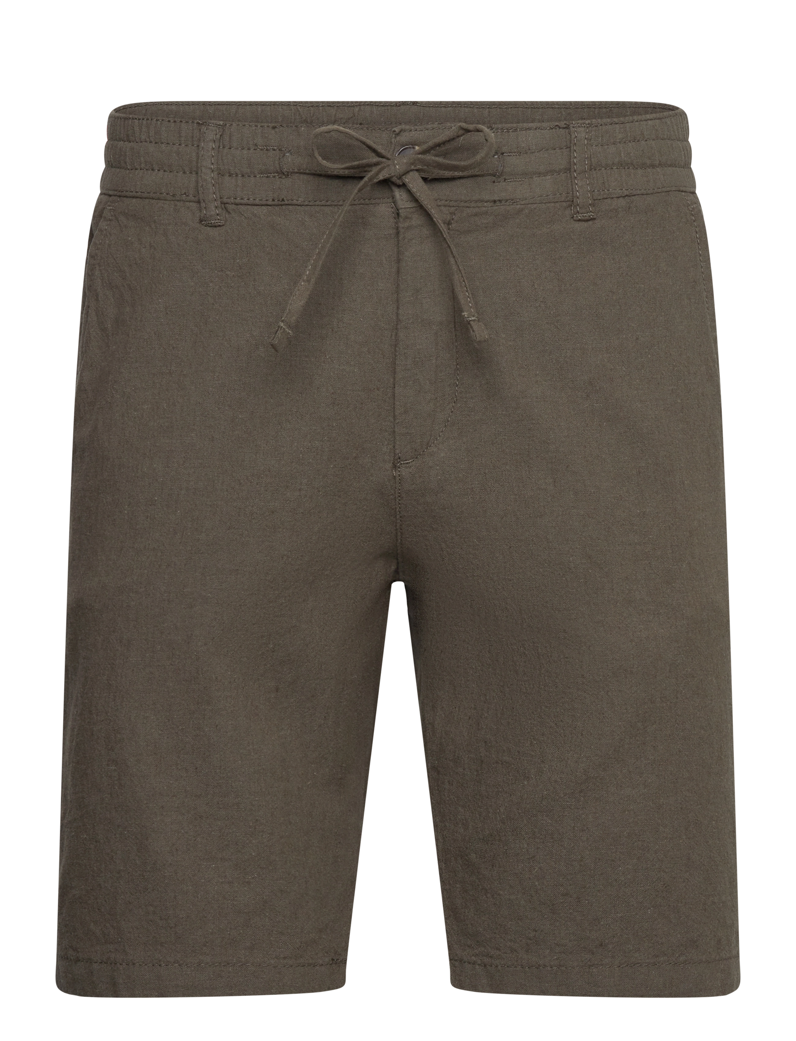 LINDBERGH Linen Shorts Khaki - M - Herren