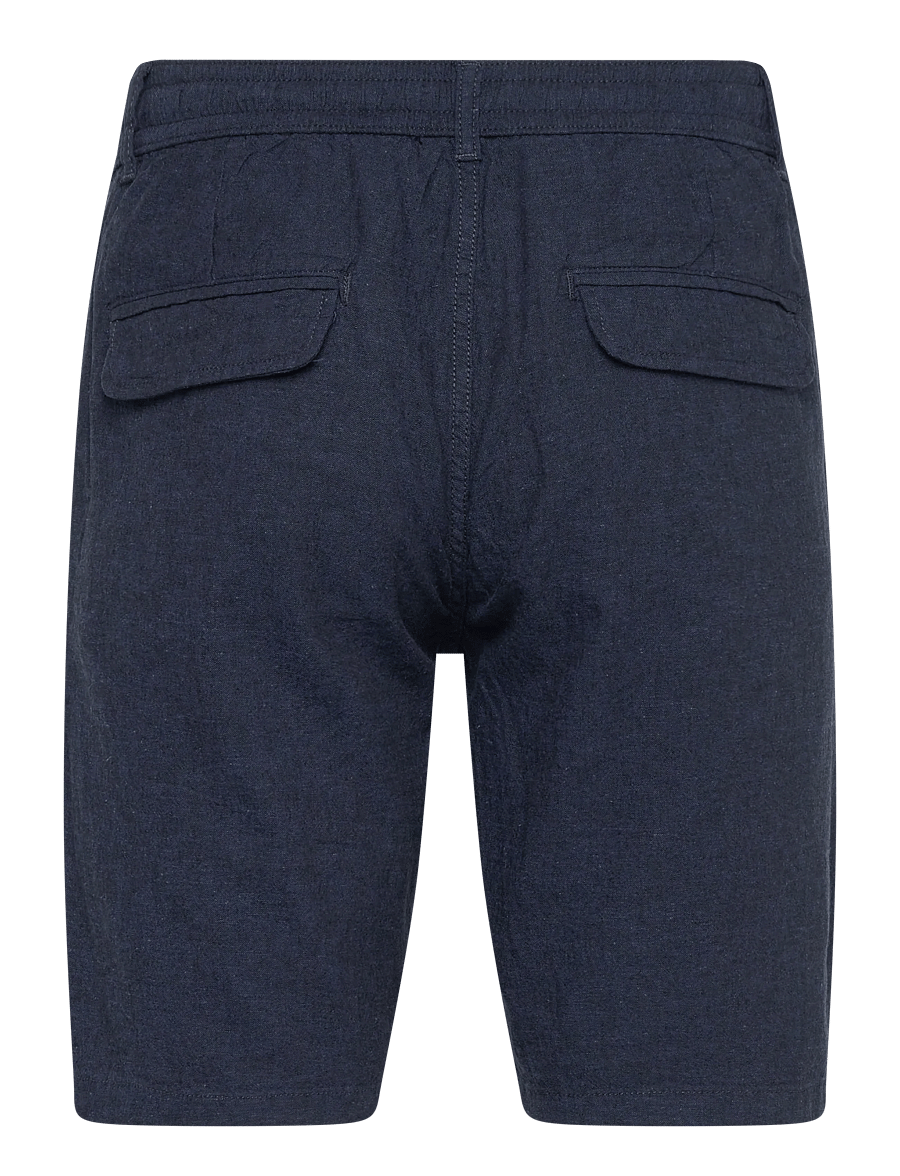 Lindbergh - Linen shorts - linneshorts - dk blue - 2