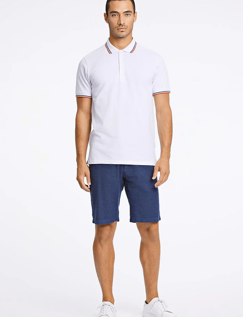 Lindbergh - Linen shorts - hørshorts - dk blue - 0