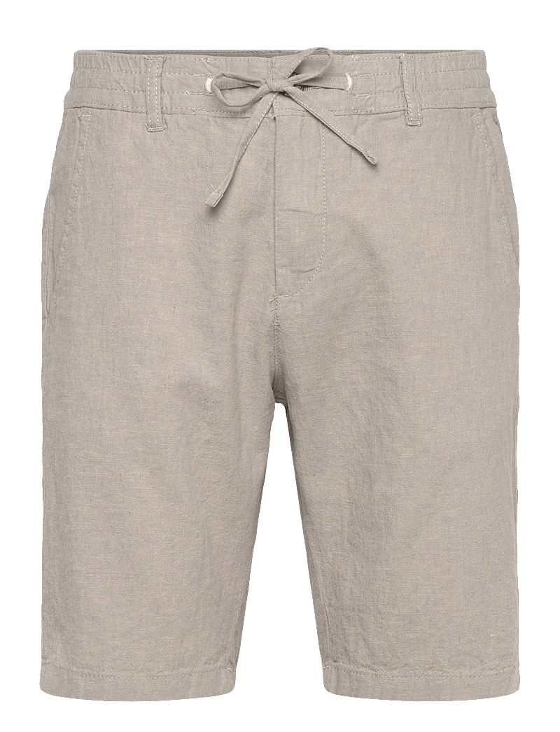 Lindbergh - Linen shorts - hørshorts - grey - 1