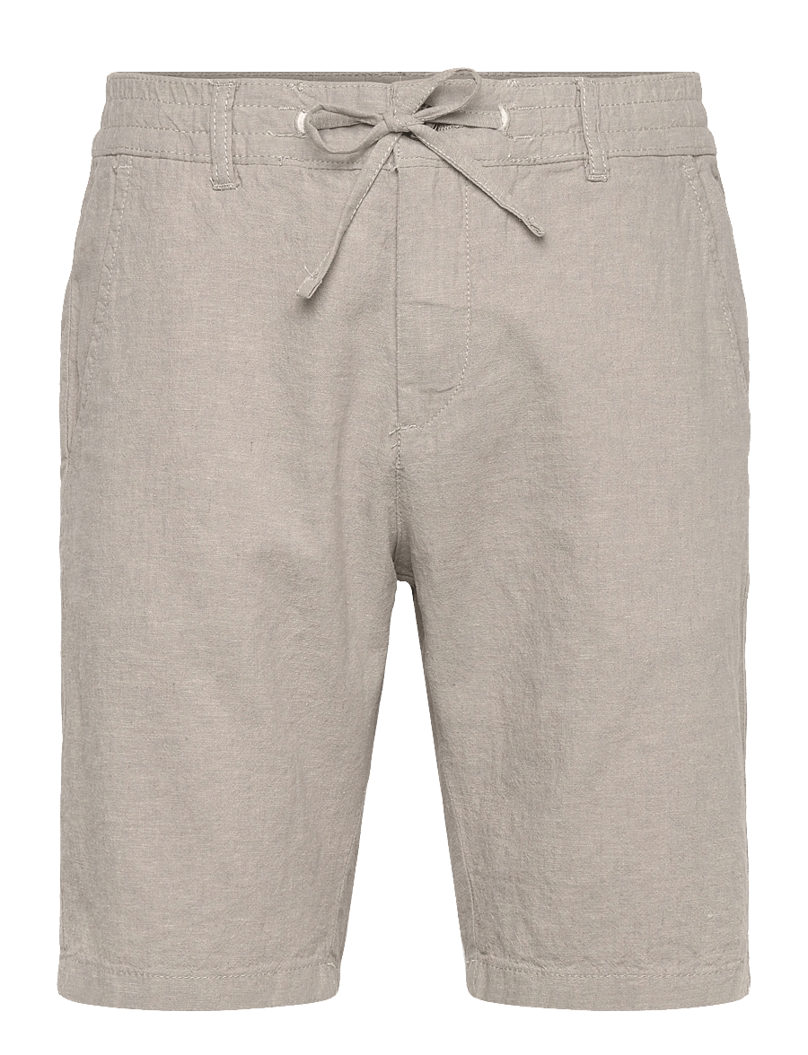 Lindbergh - Linen shorts - leinen-shorts - grey - 1