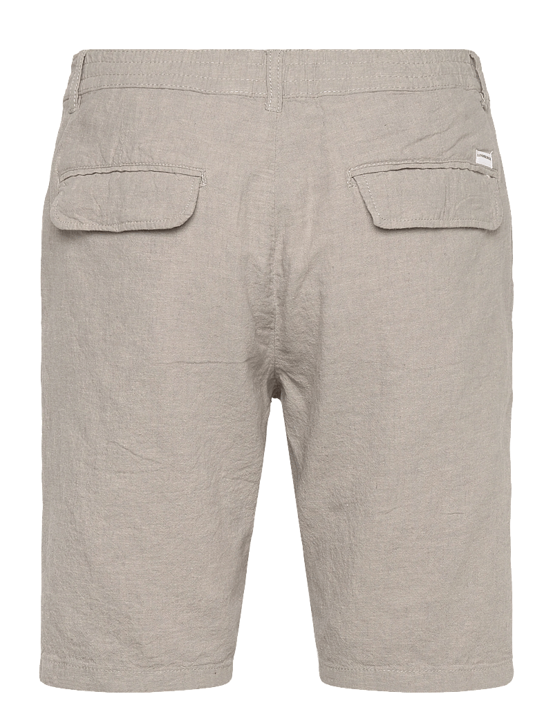 Lindbergh - Linen shorts - hørshorts - grey - 2