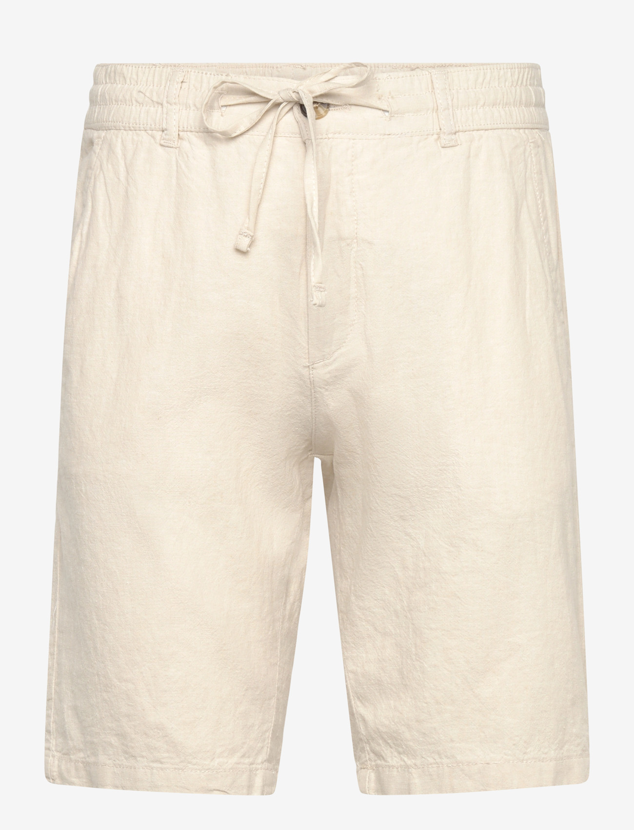 Lindbergh - Linen shorts - hørshorts - lt sand - 1