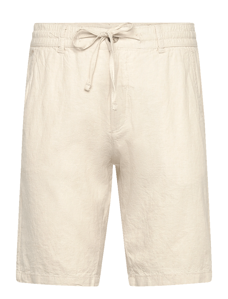 Lindbergh - Linen shorts - hørshorts - lt sand - 1