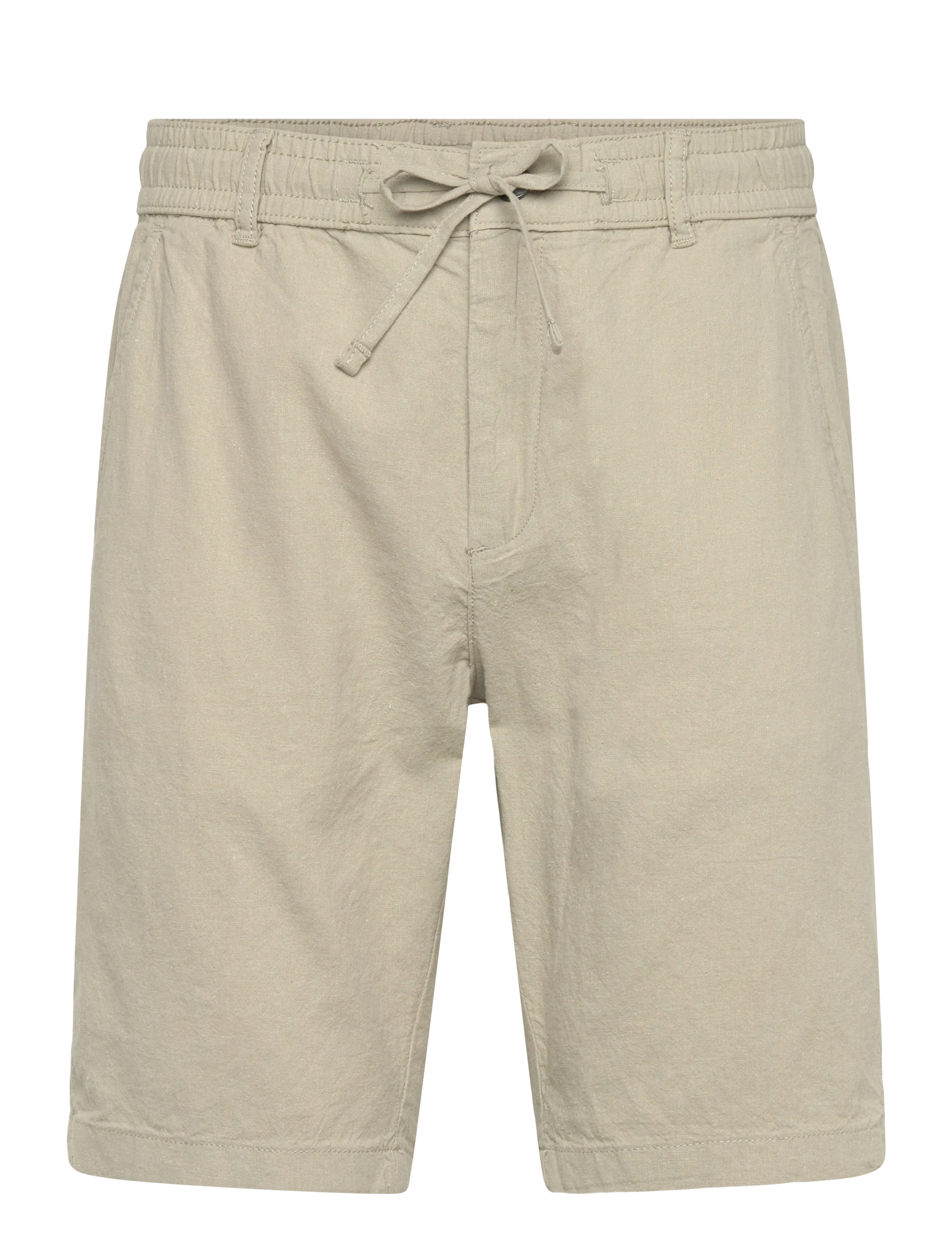 Lindbergh Linen shorts - Shorts - SOFT GREEN / green