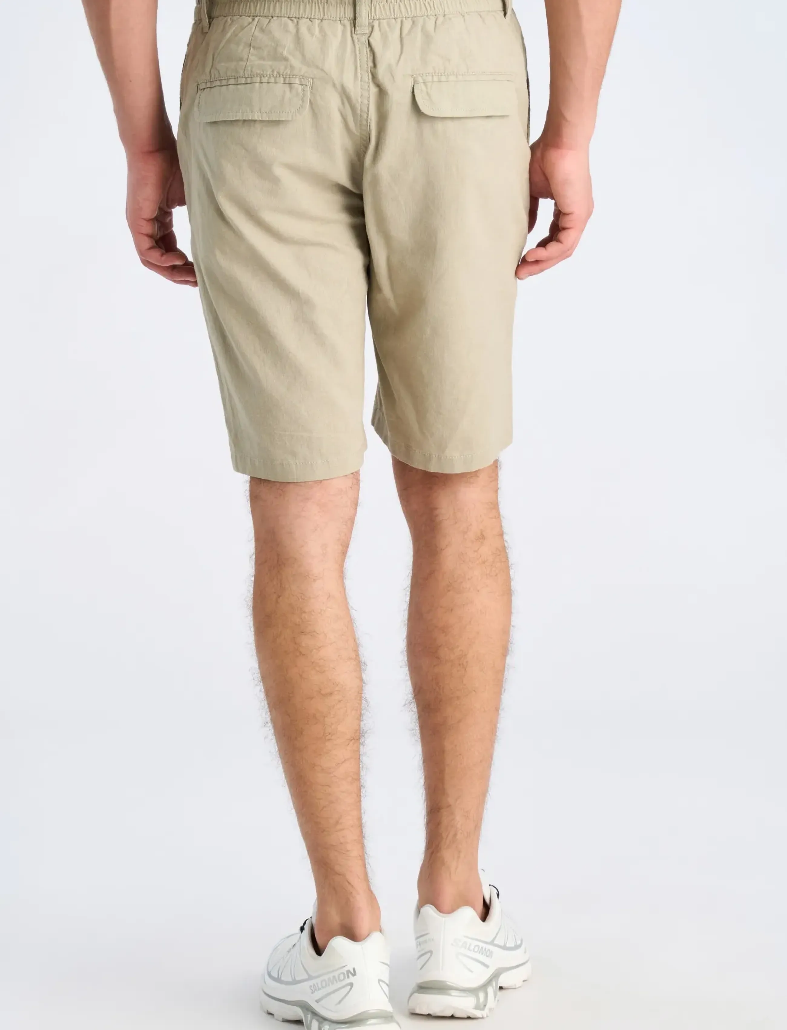Lindbergh - Linen shorts - linneshorts - soft green - 4