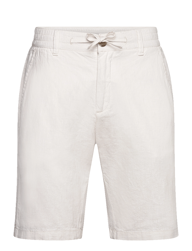 Lindbergh - Linen shorts - hørshorts - white - 1