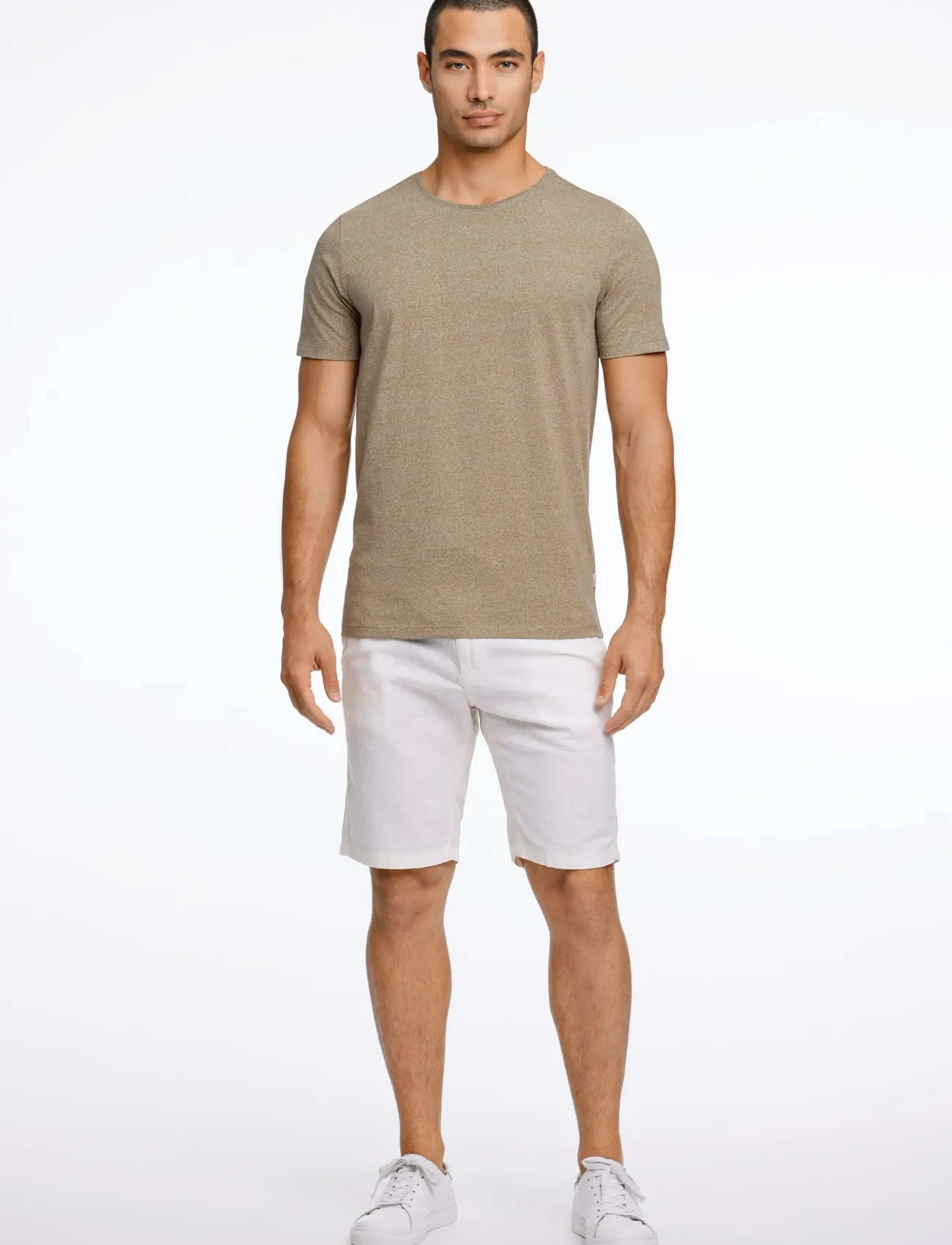Lindbergh Linen Shorts, XXL, White, Shorts > Afslappet, Herre