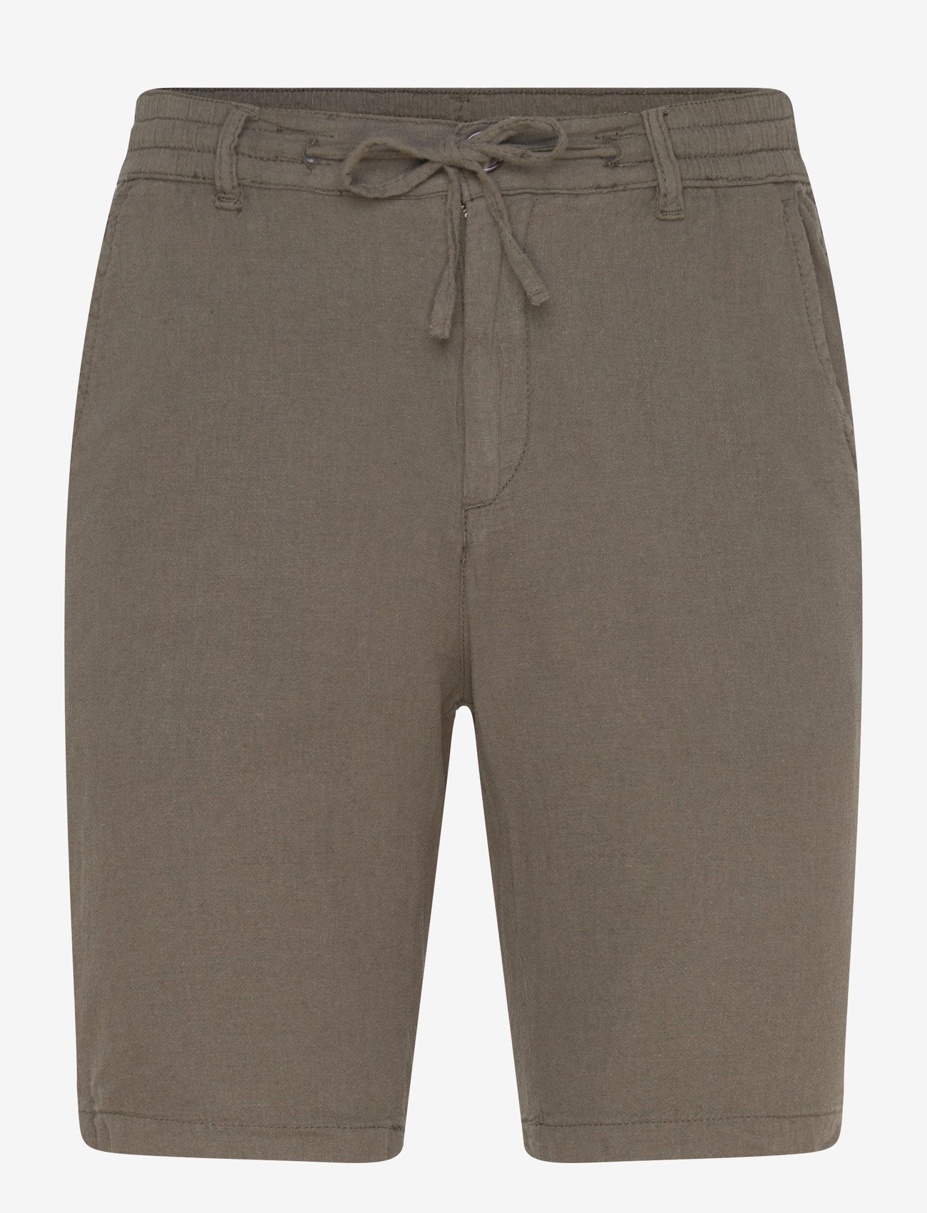 Lindbergh Linen shorts - Shorts - ARMY / khaki/green