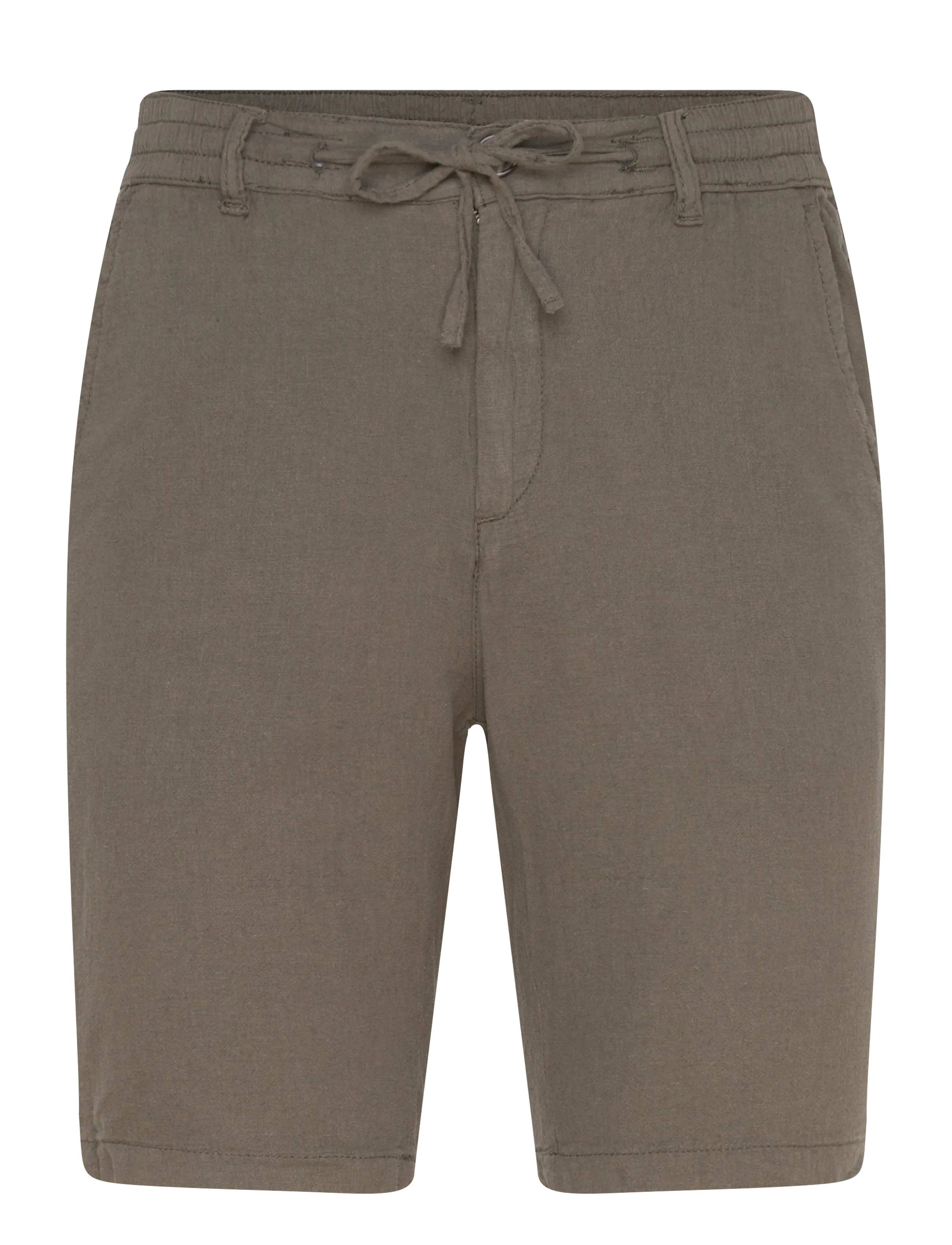 Lindbergh Linen shorts - Shorts - ARMY / khaki/green